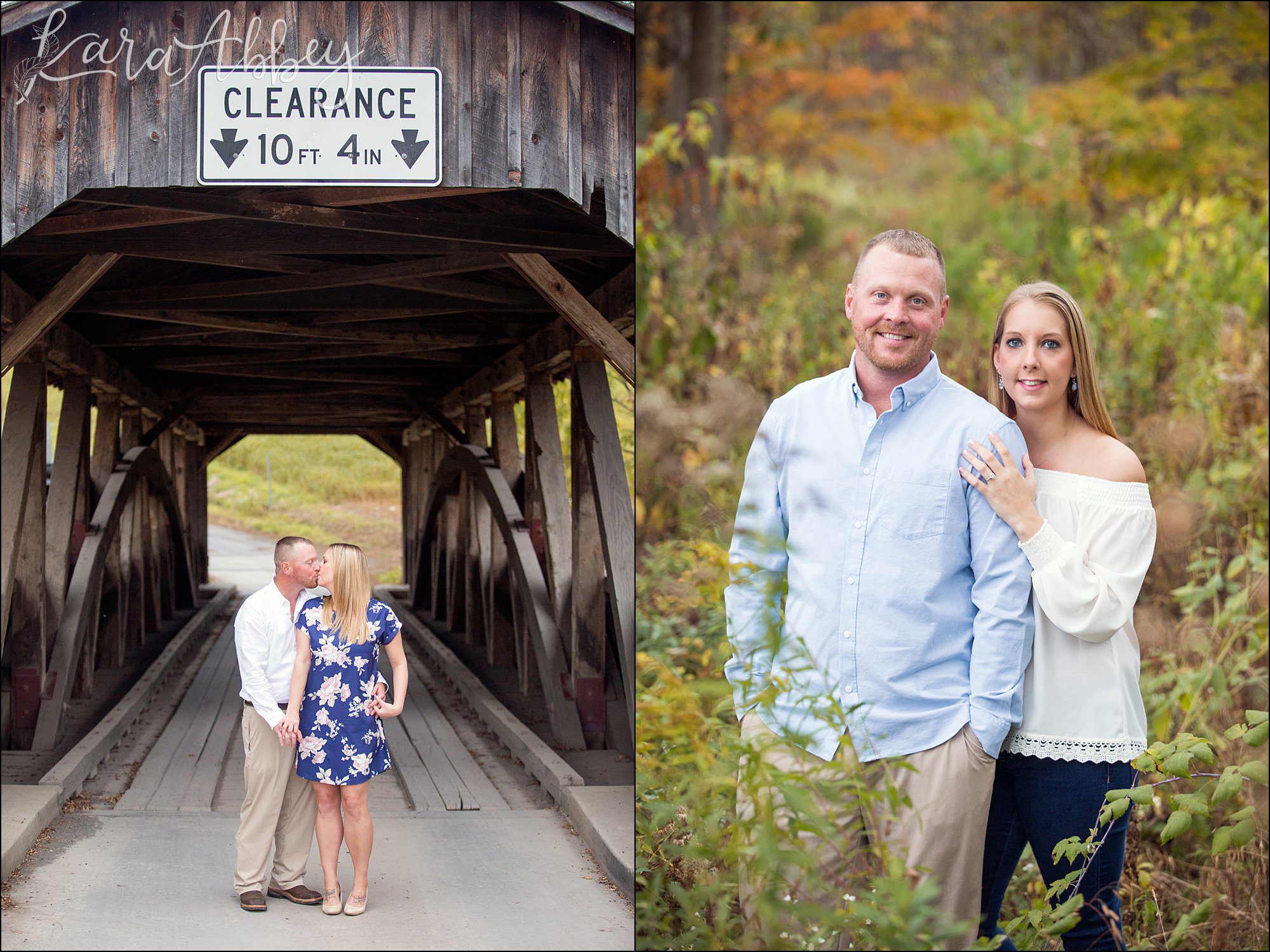Covered Bridge Engagement Session by Irwin, PA Wedding Photographer