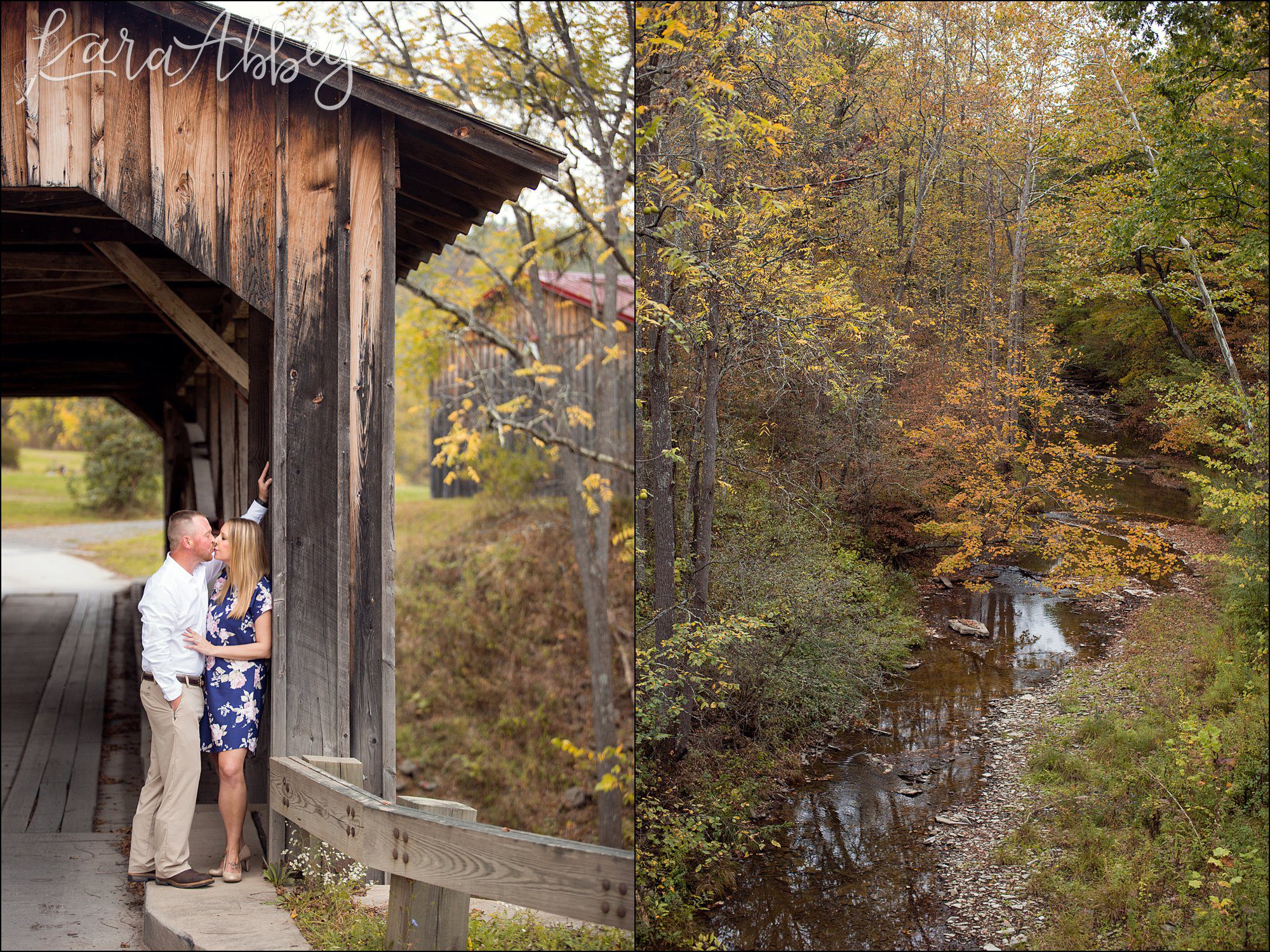 Covered Bridge Engagement Session by Irwin, PA Wedding Photographer