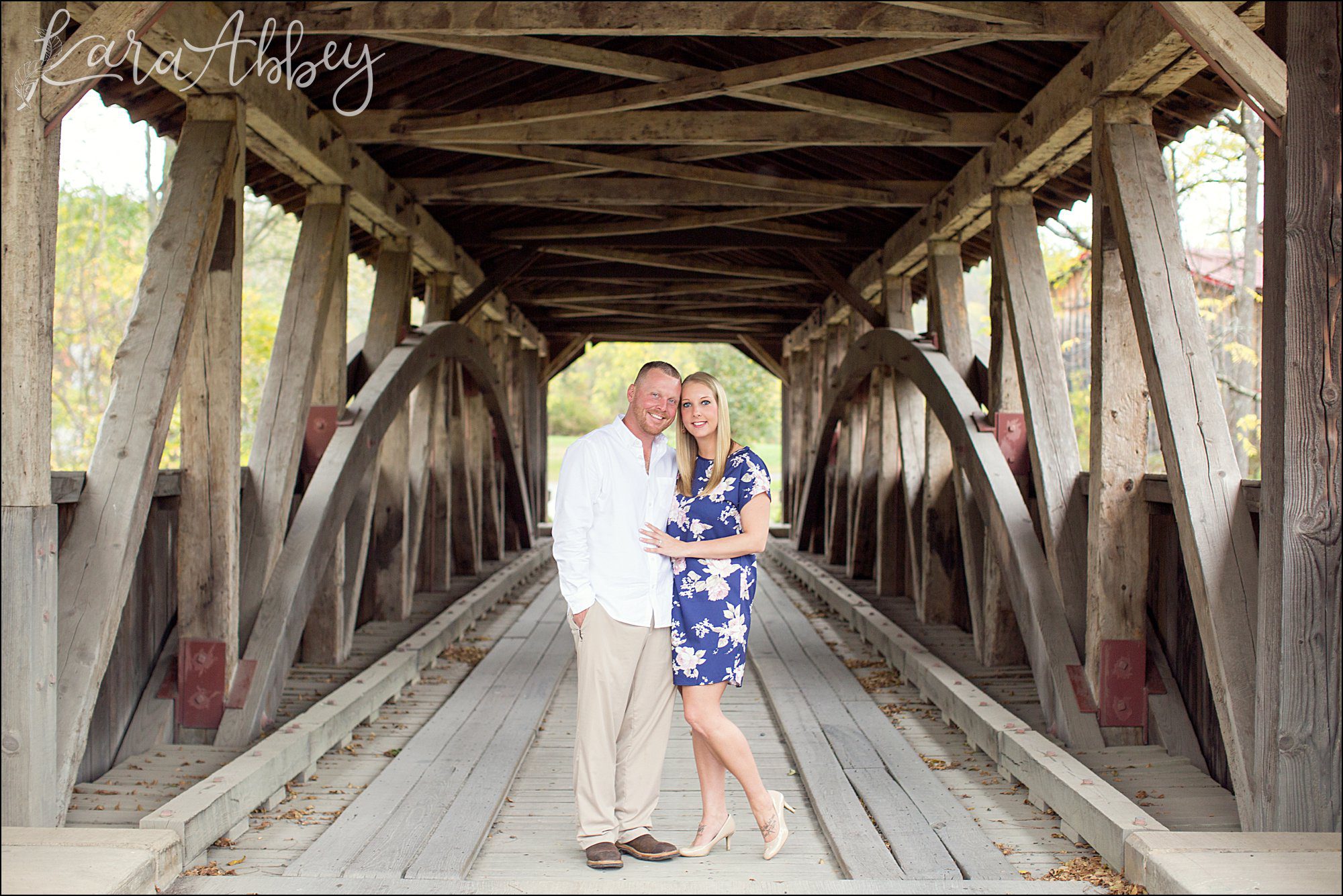 Covered Bridge Engagement Session by Irwin, PA Wedding Photographer