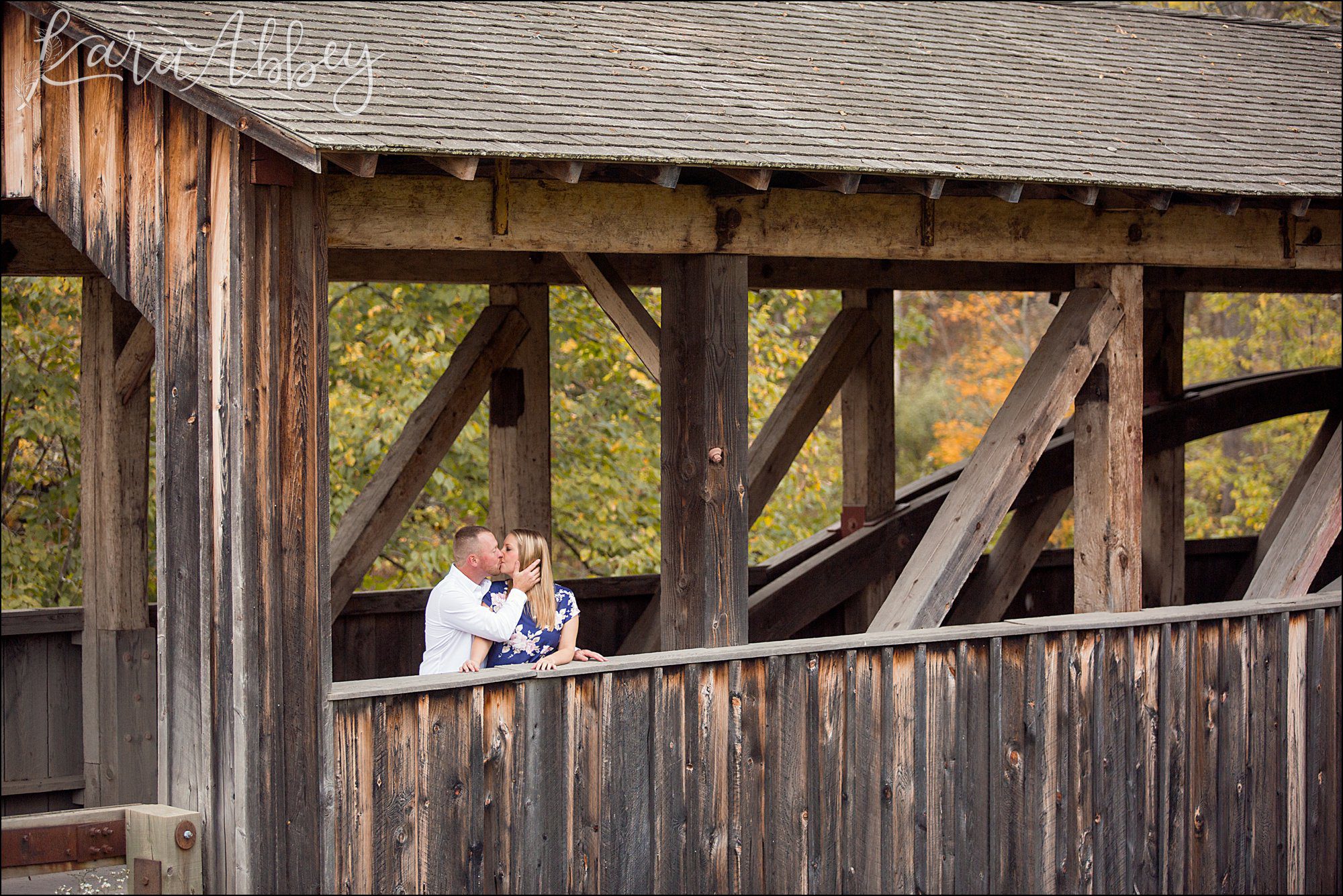 Covered Bridge Engagement Session by Irwin, PA Wedding Photographer
