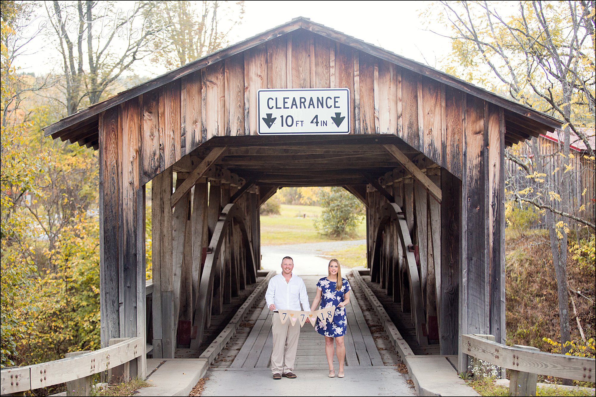 Covered Bridge Engagement Session by Irwin, PA Wedding Photographer