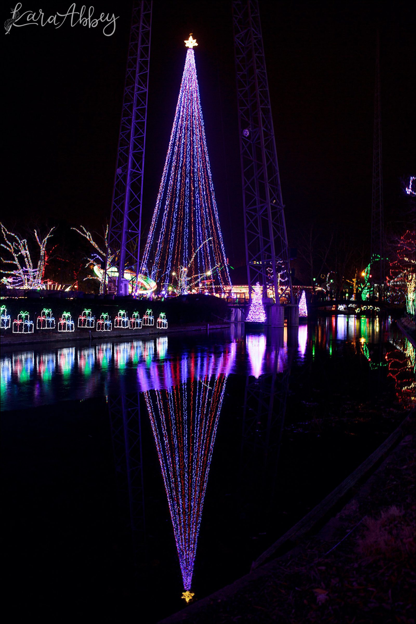 Kennywood Park Holiday Lights 2017 West Mifflin Pa