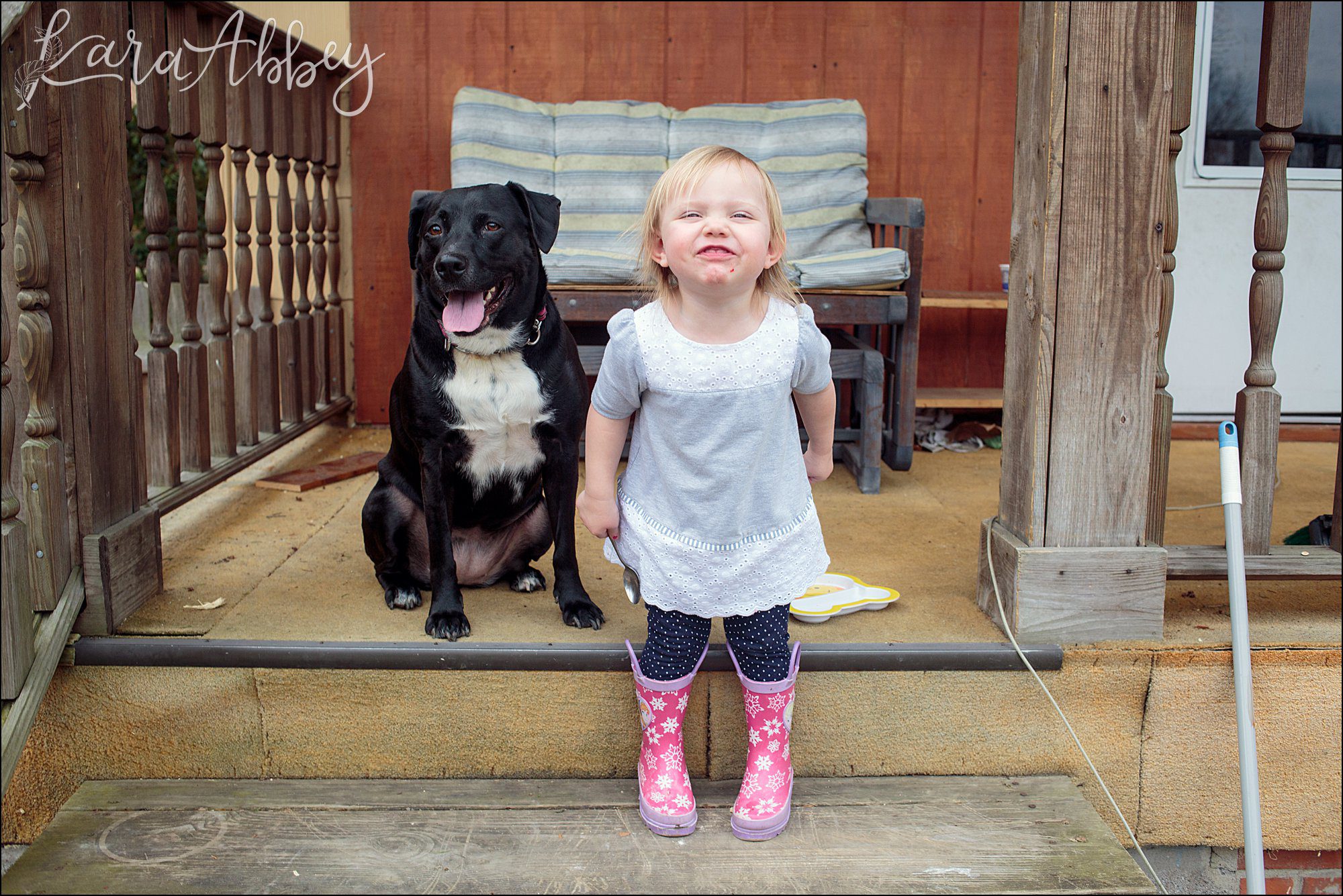 Bloopers of Black Lab Abby's Saturday in Irwin, PA