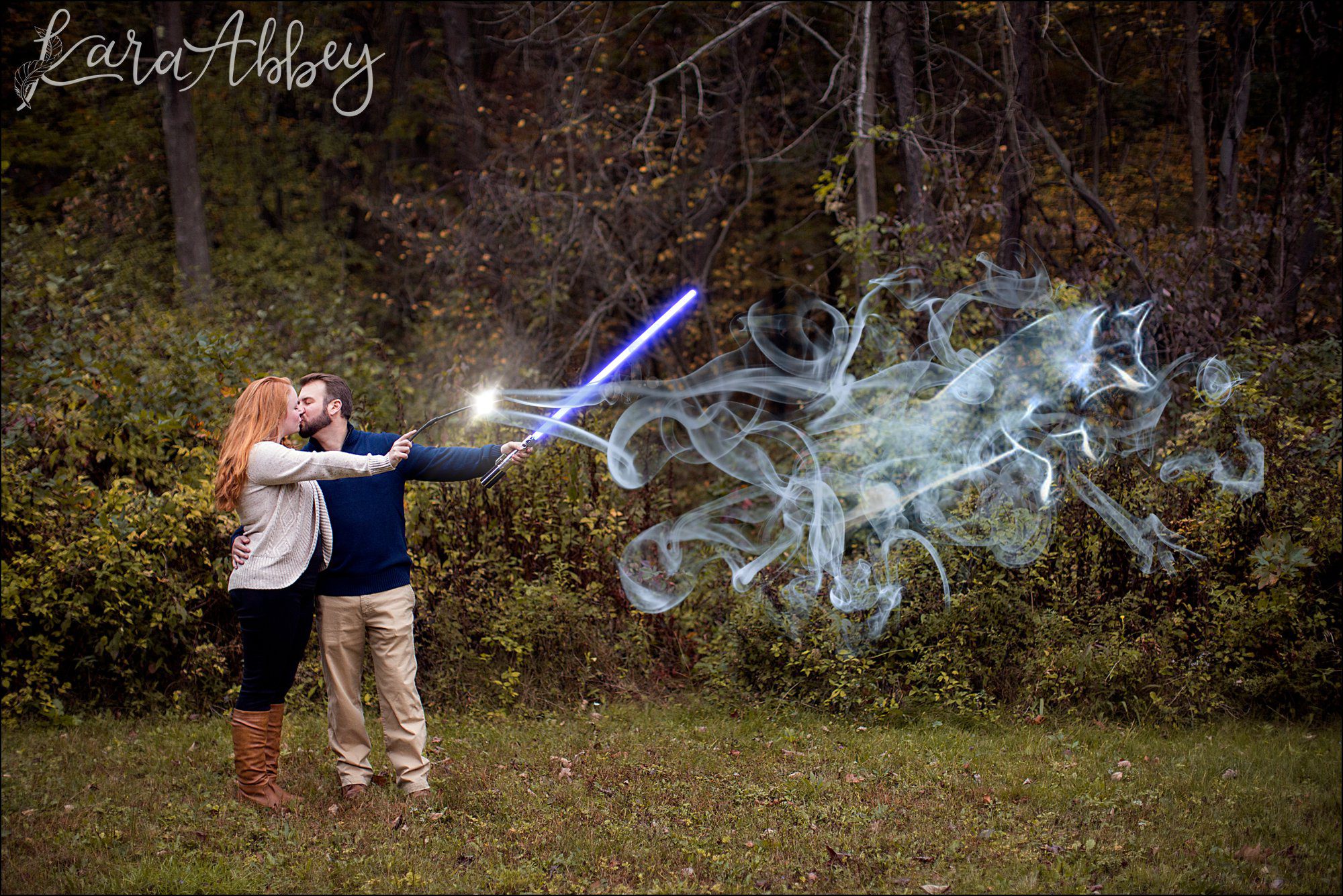 Laurel Hill State Park - Star Wars & Harry Potter Themed Engagement Session by Irwin, PA Photographer