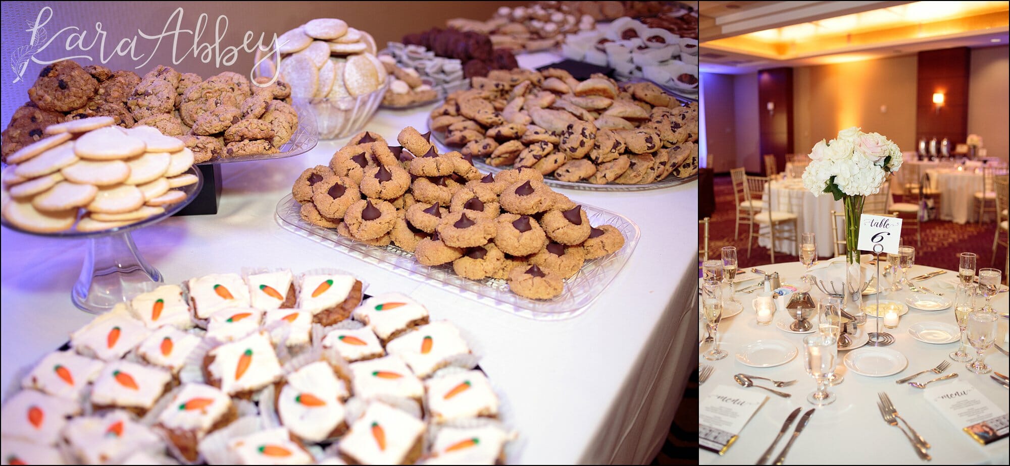 Winter Rose Gold Doubletree Hotel Downtown Pittsburgh PA Wedding