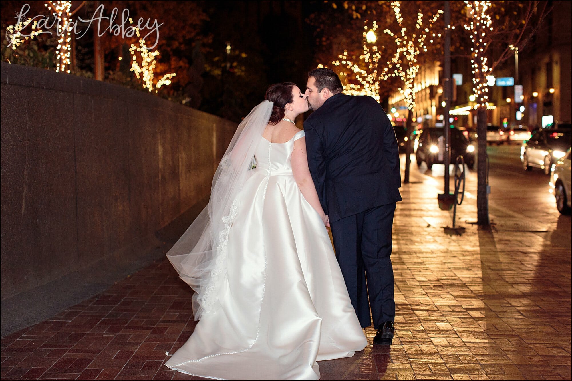 Winter Rose Gold Doubletree Hotel Downtown Pittsburgh PA Wedding
