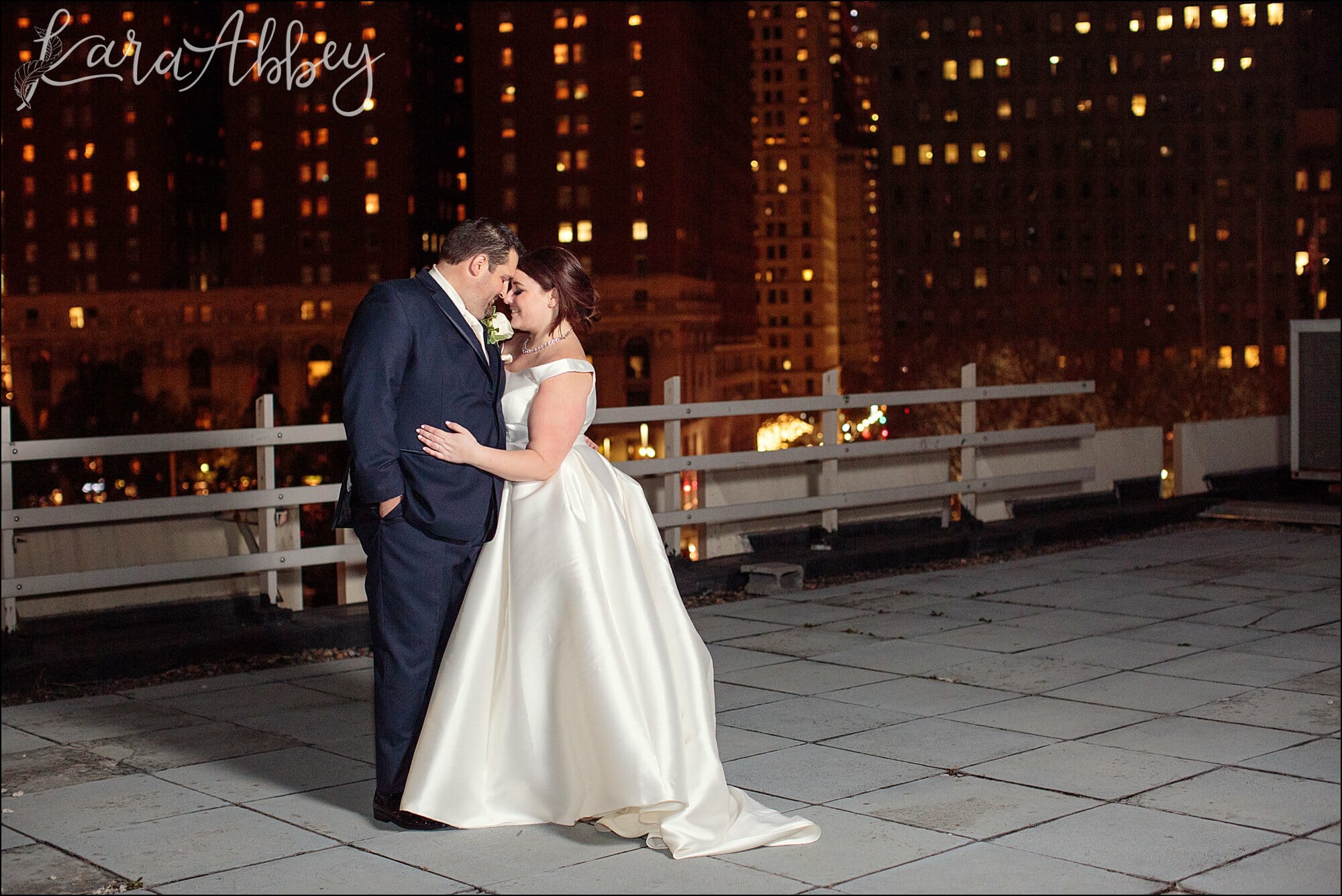 Winter Rose Gold Doubletree Hotel Downtown Pittsburgh PA Wedding