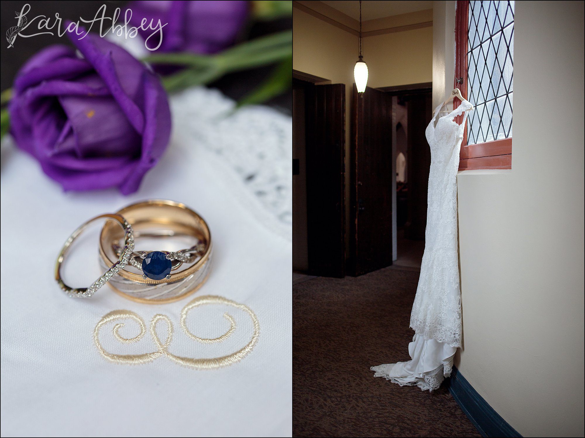 Ultra Violet Winter Wedding at Church of the Ascension in Pittsburgh, PA
