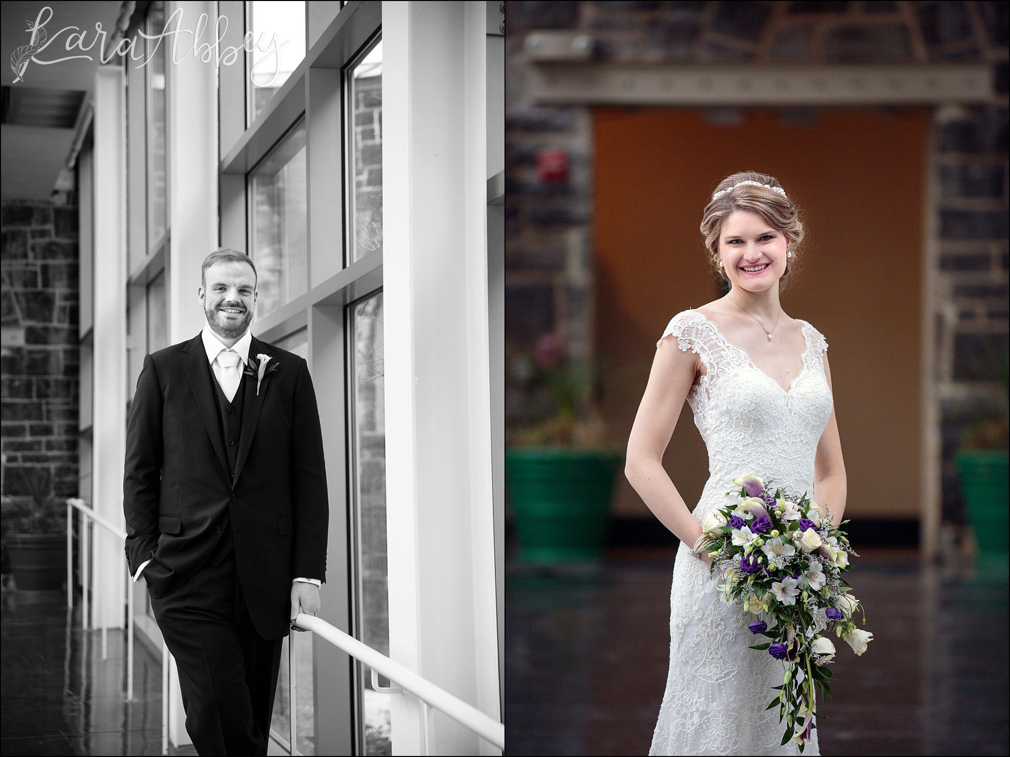 Ultra Violet Winter Wedding at Church of the Ascension in Pittsburgh, PA