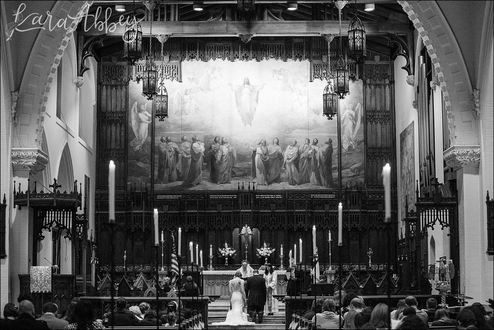 Ultra Violet Winter Wedding at Church of the Ascension in Pittsburgh, PA
