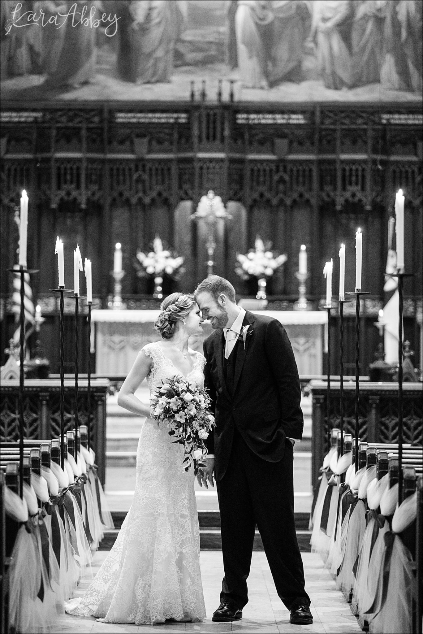 Ultra Violet Winter Wedding at Church of the Ascension in Pittsburgh, PA