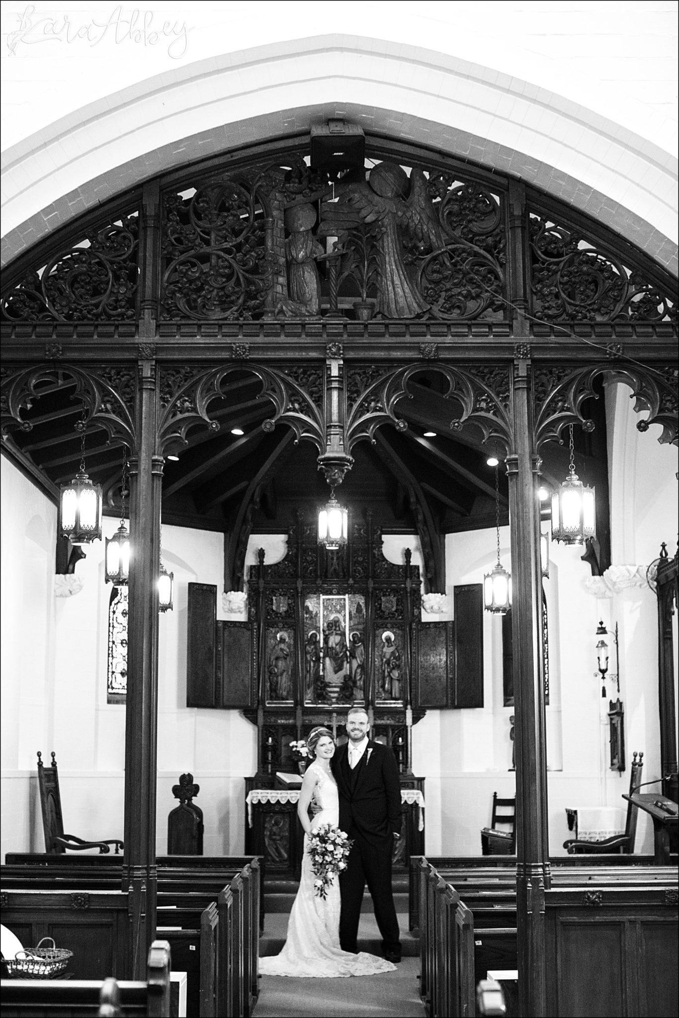 Ultra Violet Winter Wedding at Church of the Ascension in Pittsburgh, PA