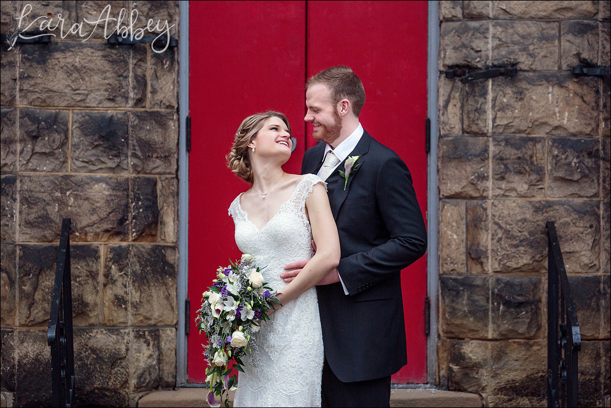 Ultra Violet Winter Wedding at Church of the Ascension in Pittsburgh, PA