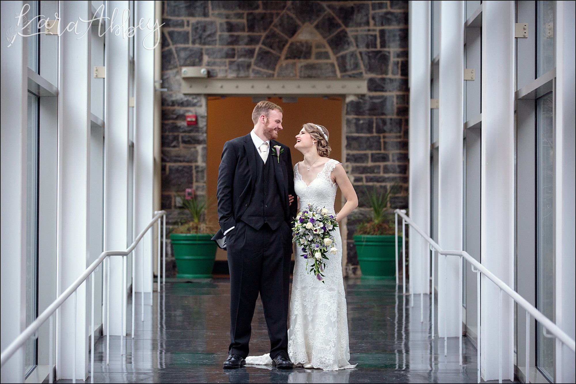 Ultra Violet Winter Wedding at Church of the Ascension in Pittsburgh, PA