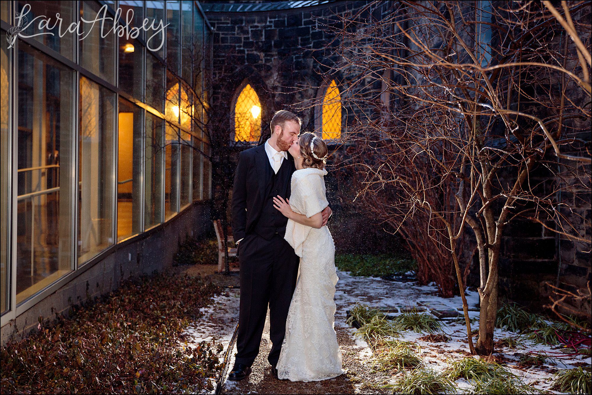 Ultra Violet Winter Wedding at Church of the Ascension in Pittsburgh, PA