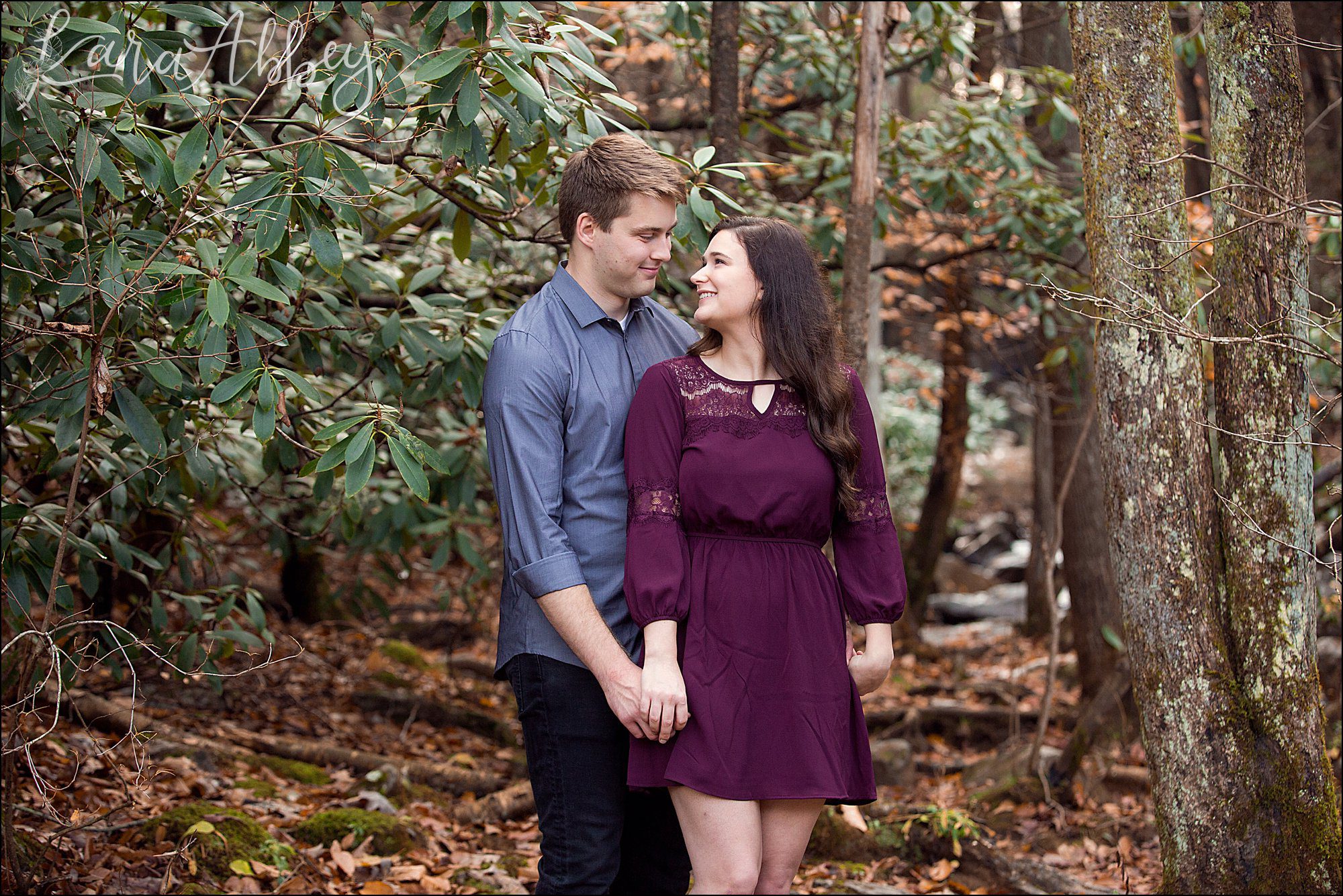 Ohiopyle State Park Engagement Photos in the Fall
