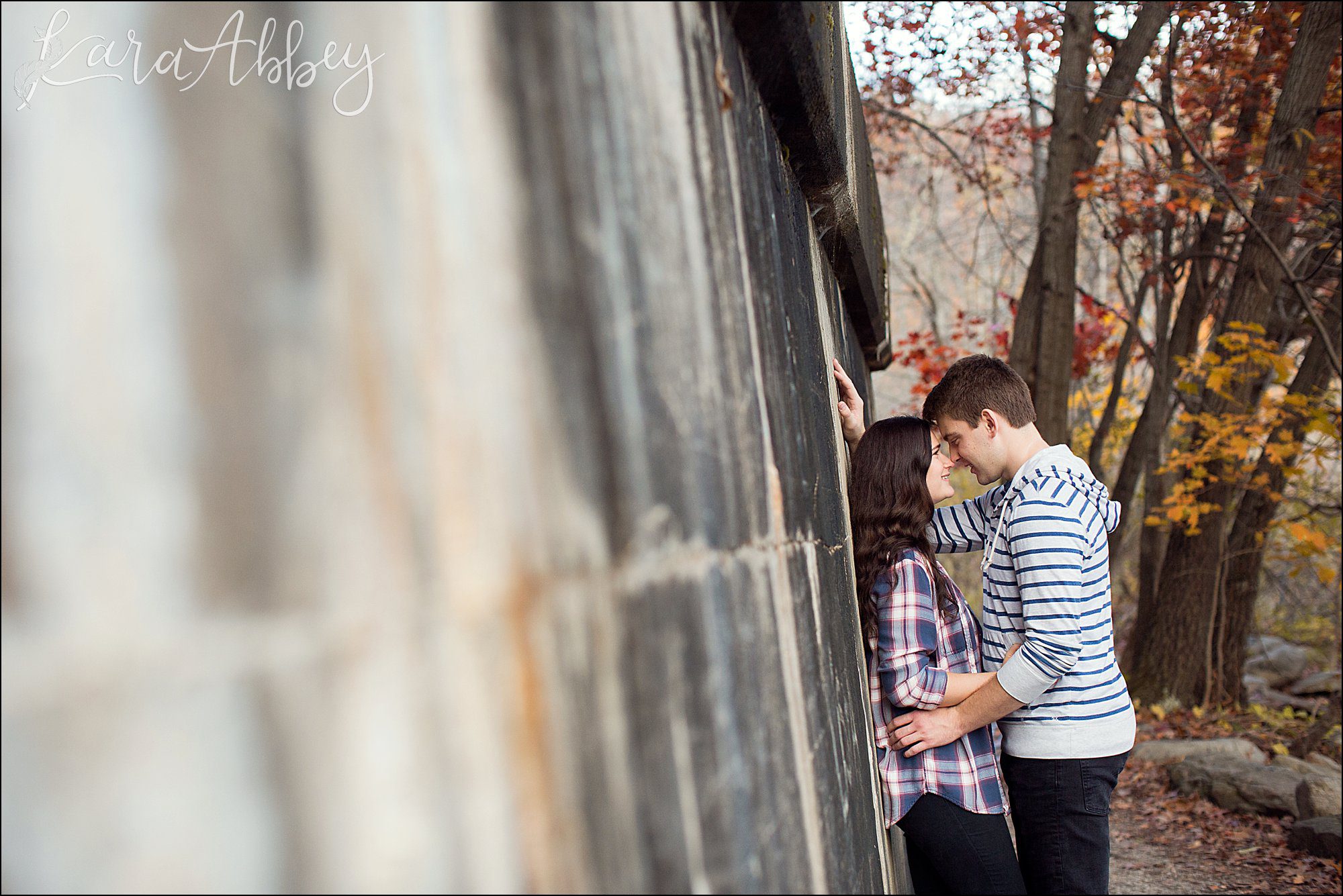 Ohiopyle State Park Engagement Photography in the Fall - Laurel Highlands