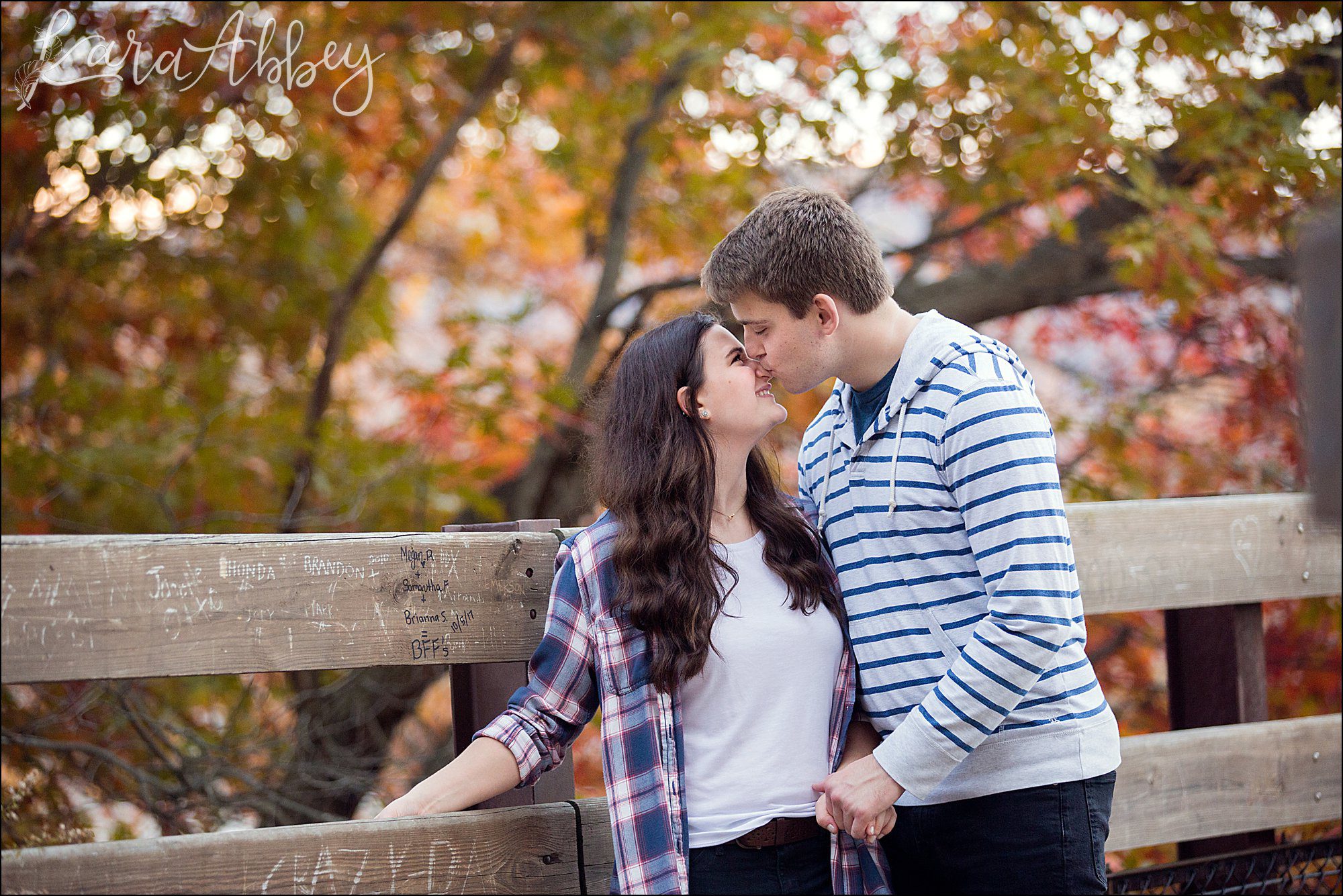 Ohiopyle State Park Engagement Photography in the Fall - Laurel Highlands