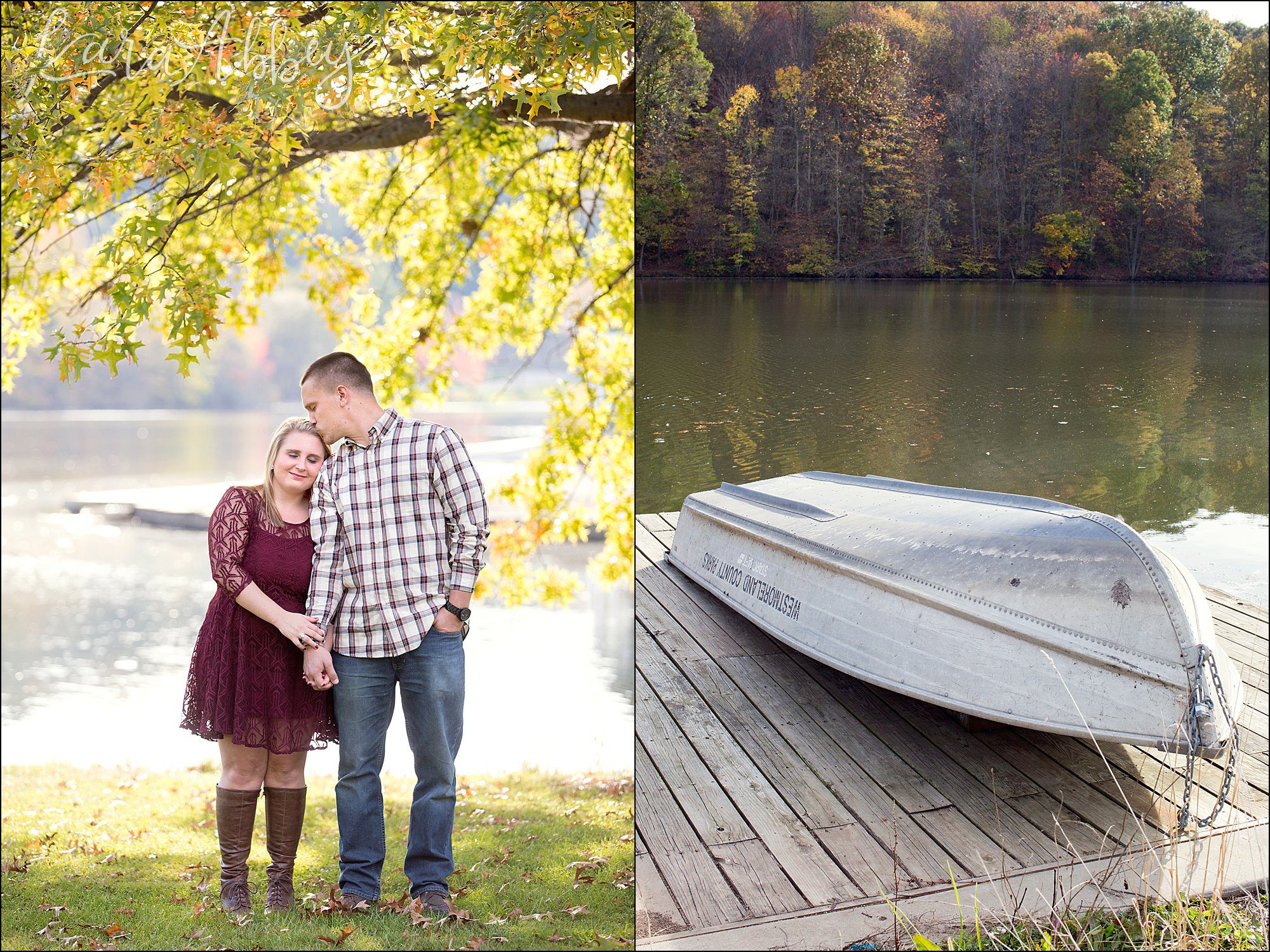 Northmoreland Park in Apollo, PA Fall Engagement Photos