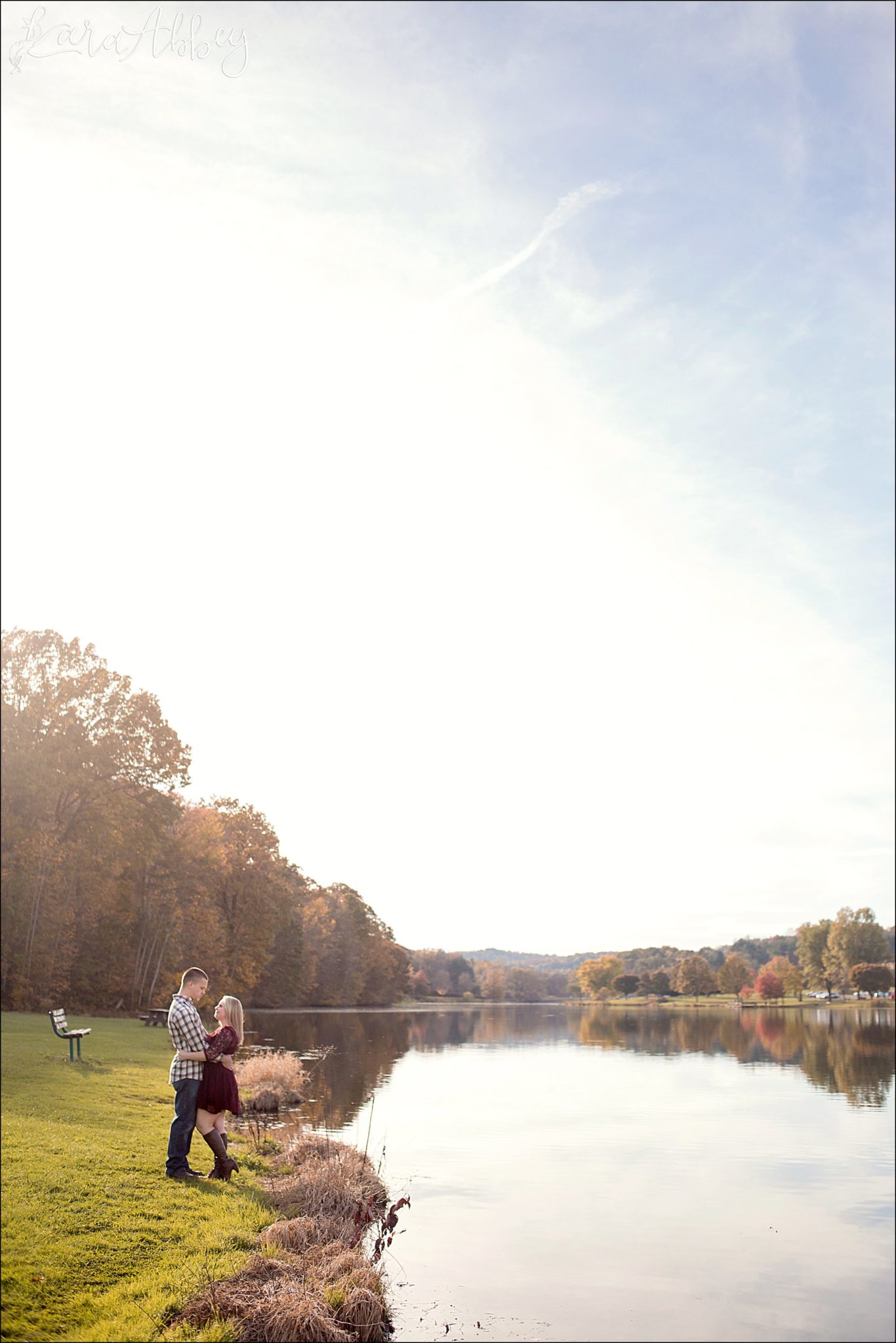 Engagement Photography at Northmoreland Park in Apollo, PA in the Fall