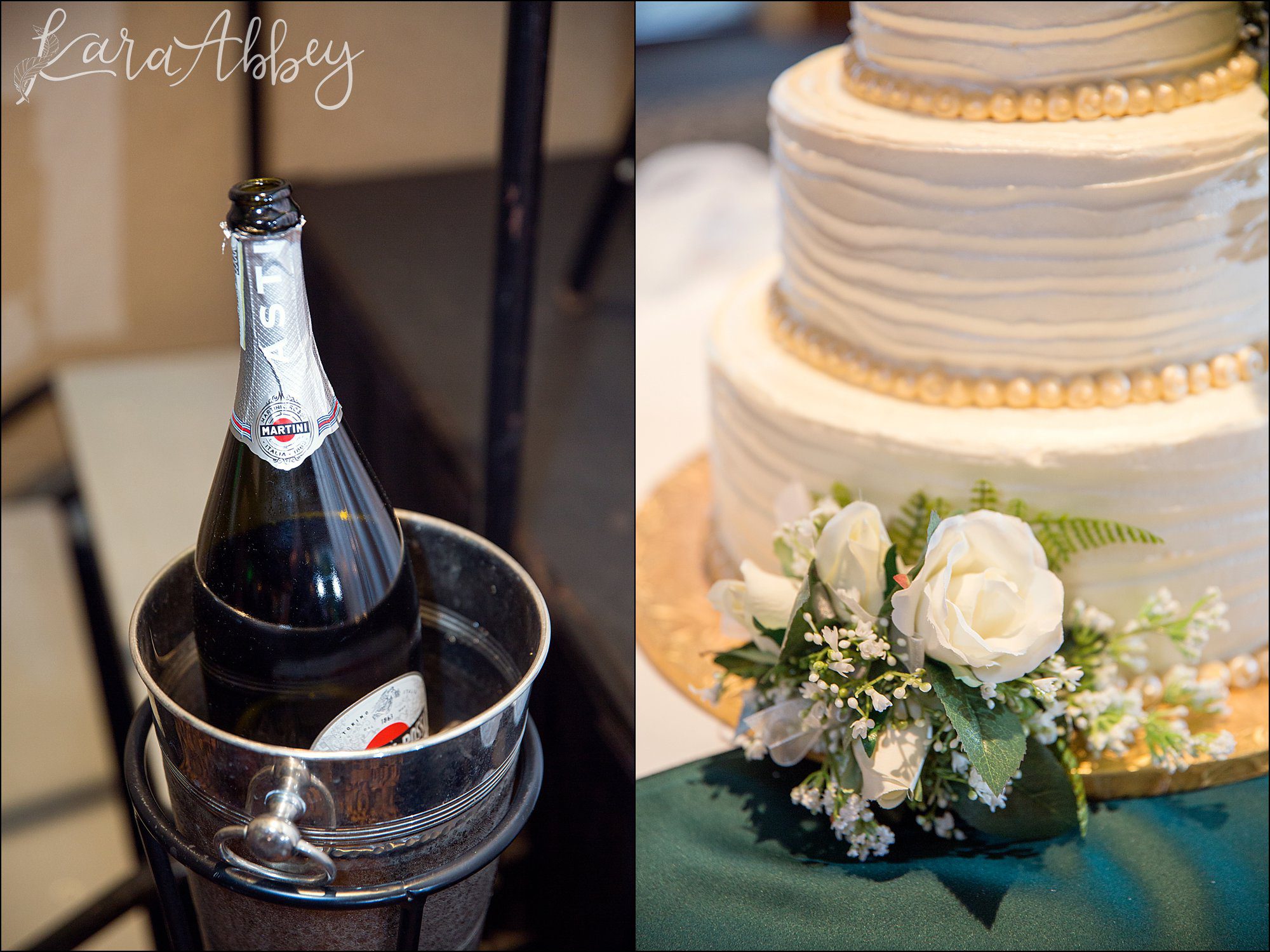 St. Patrick's Day Winter Wedding at Stratigos Banquet Center in Irwin, PA