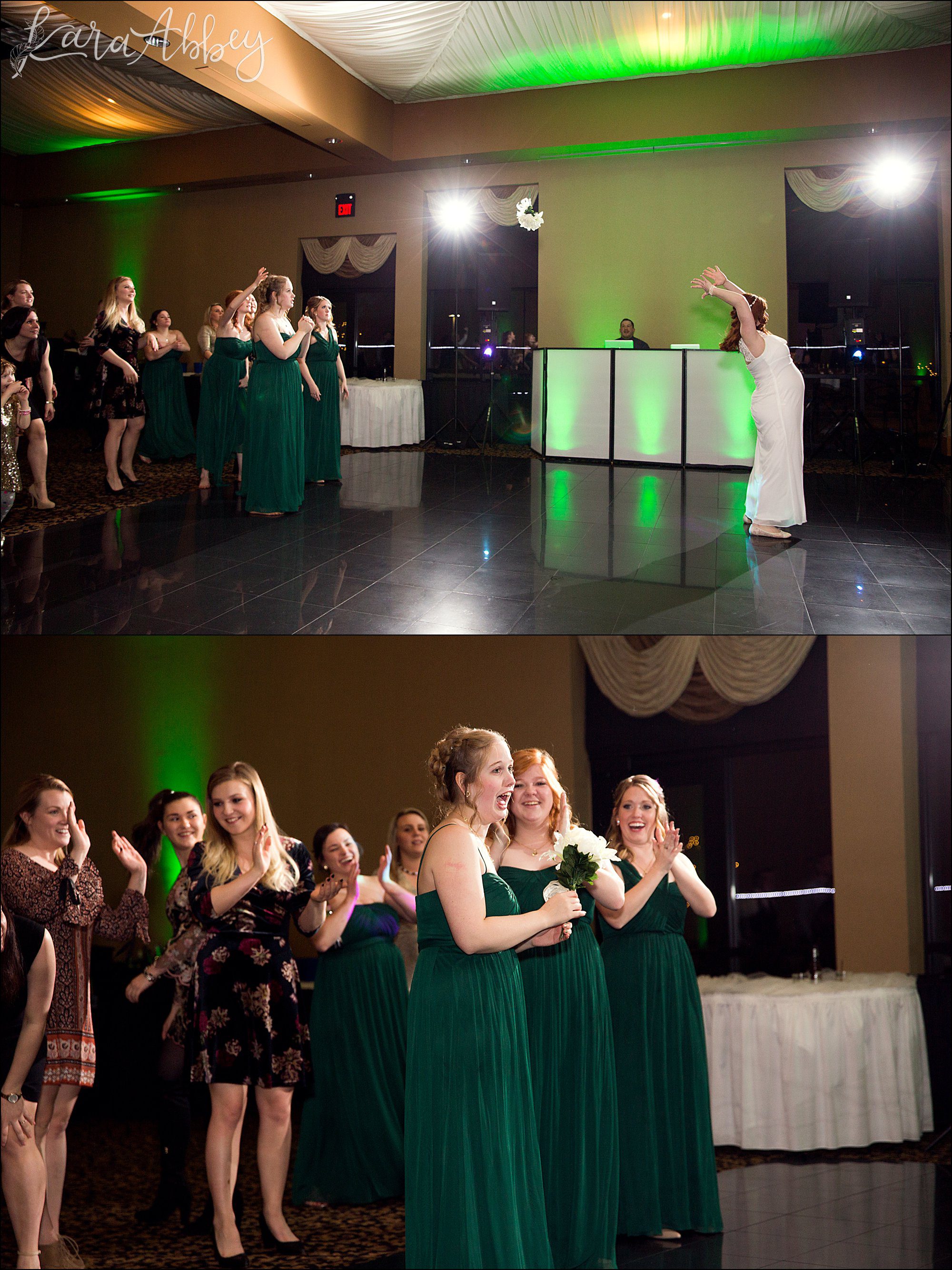 St. Patrick's Day Winter Wedding at Stratigos Banquet Center in Irwin, PA