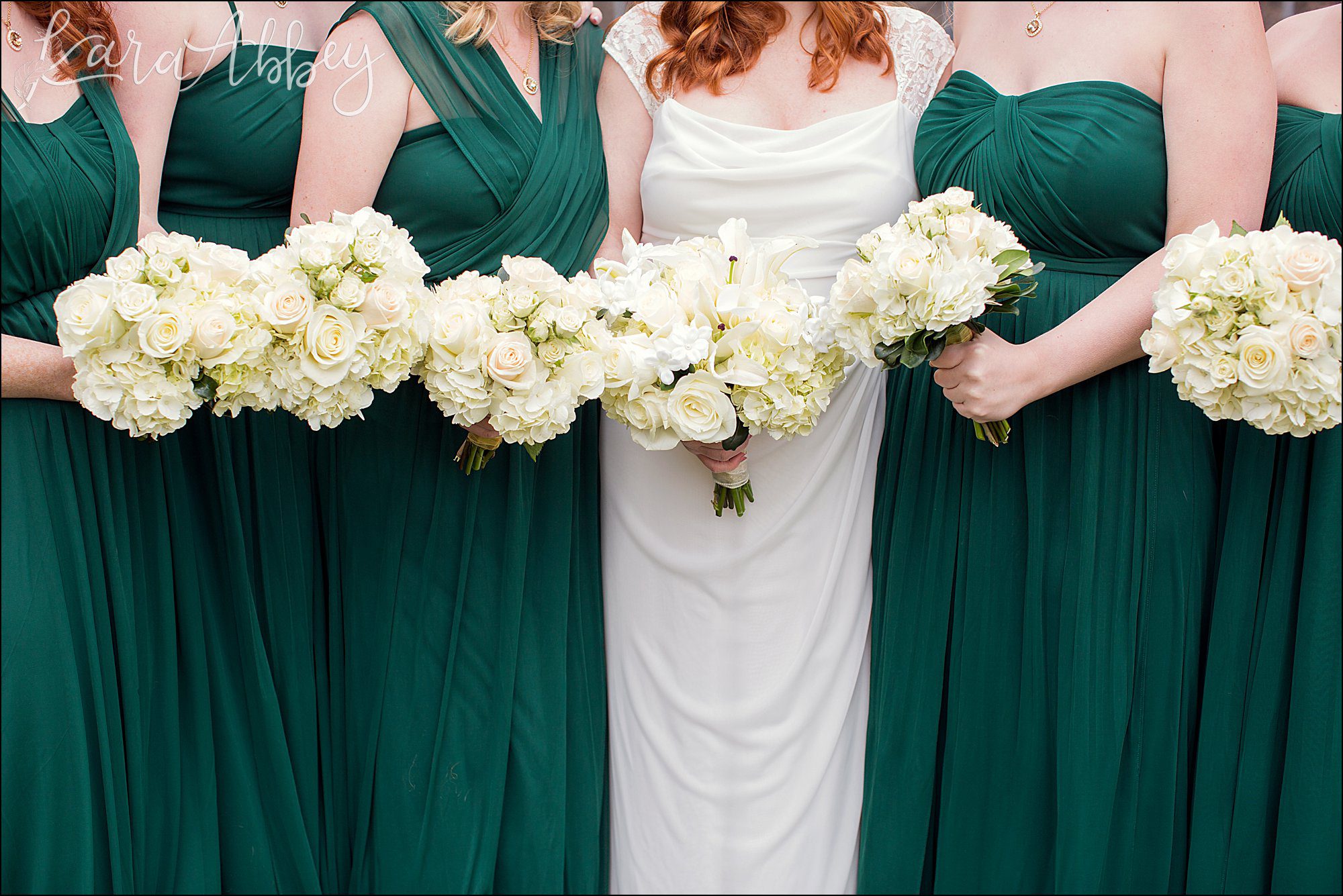 St. Patrick's Day Winter Wedding Portraits at Indian Lake Park in North Huntingdon, PA