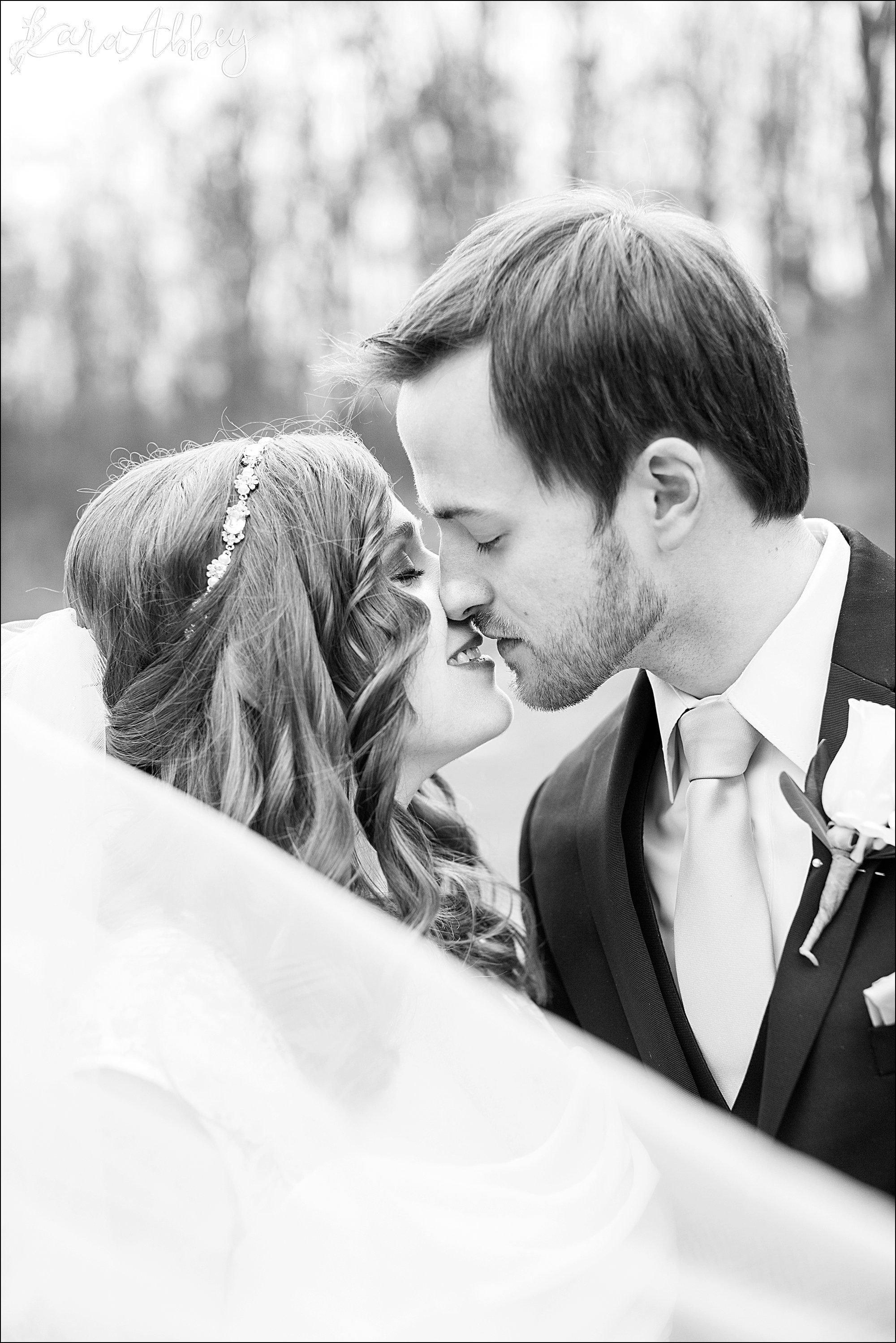 St. Patrick's Day Winter Wedding Portraits at Indian Lake Park in North Huntingdon, PA