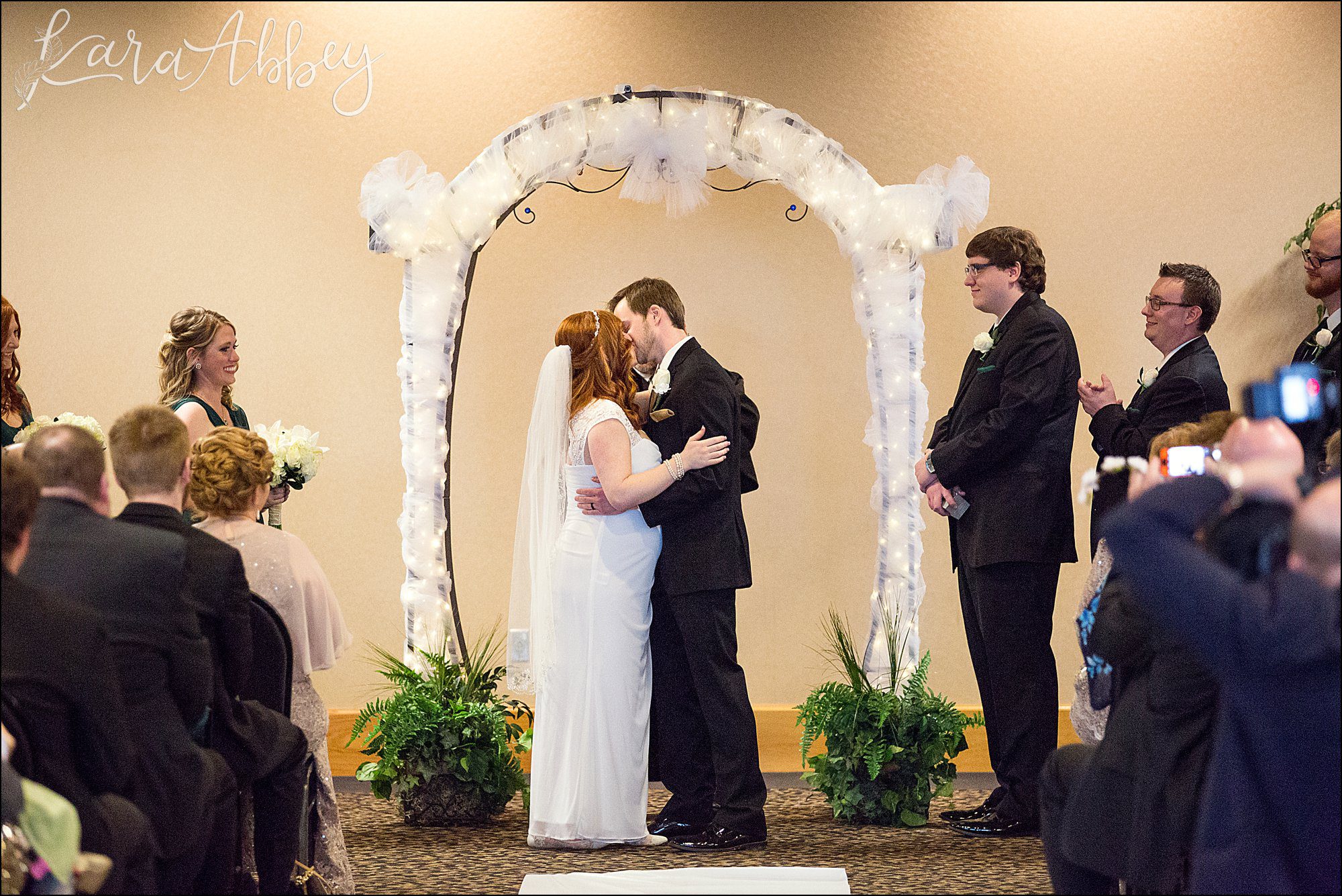 St. Patrick's Day Winter Wedding at Stratigos Banquet Center in Irwin, PA