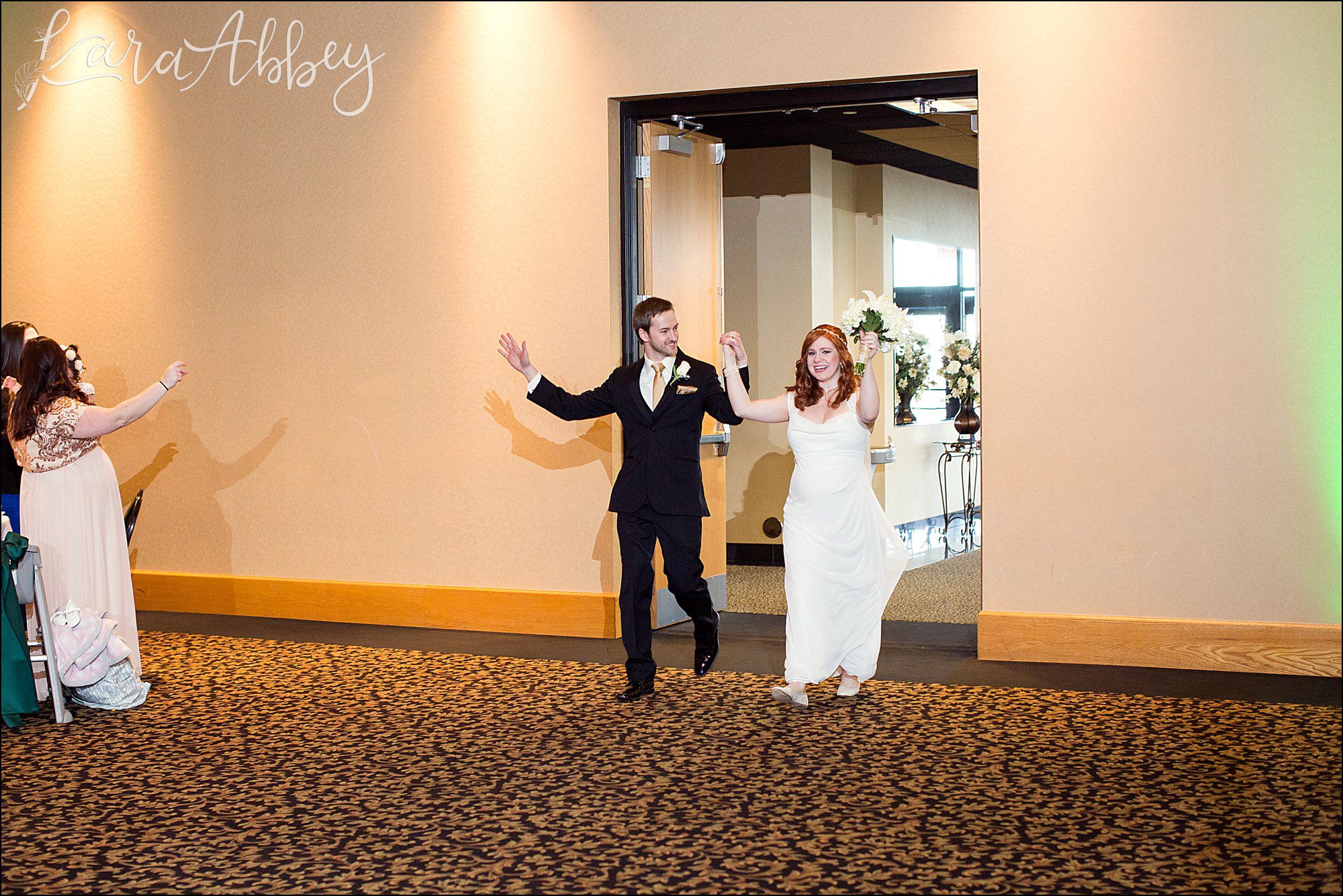 St. Patrick's Day Winter Wedding at Stratigos Banquet Center in Irwin, PA