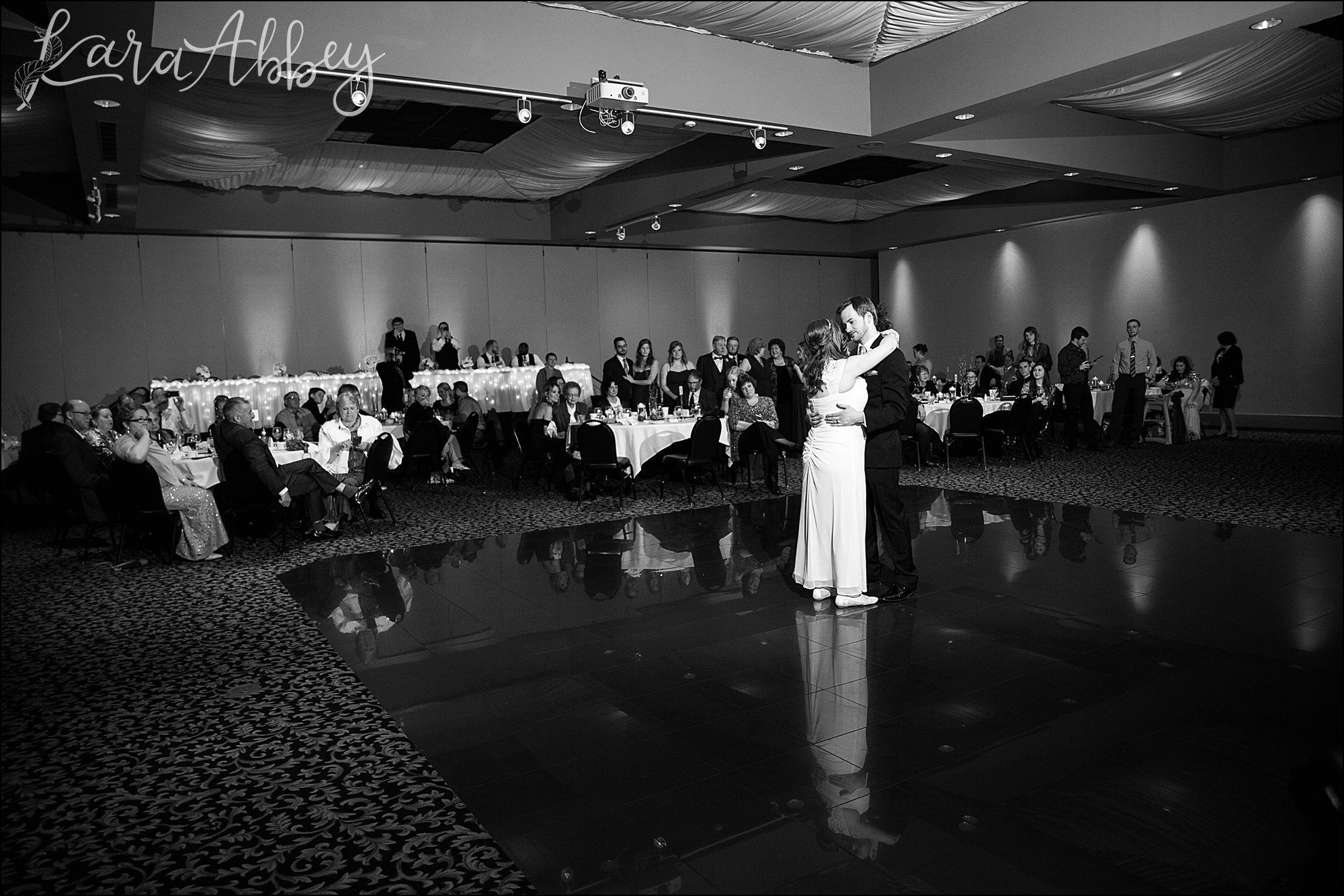 St. Patrick's Day Winter Wedding at Stratigos Banquet Center in Irwin, PA