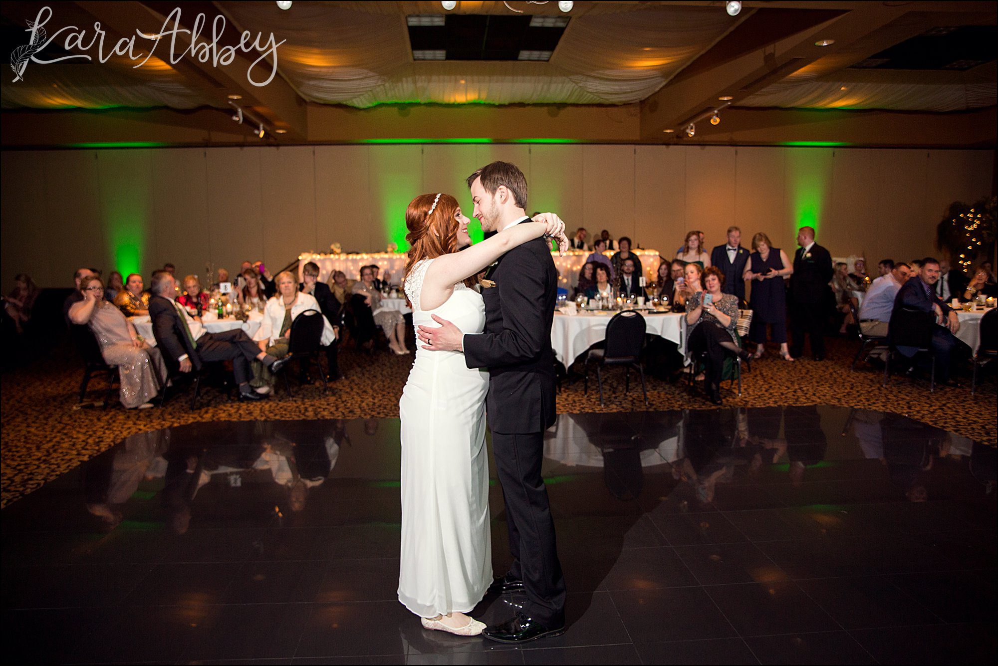 St. Patrick's Day Winter Wedding at Stratigos Banquet Center in Irwin, PA