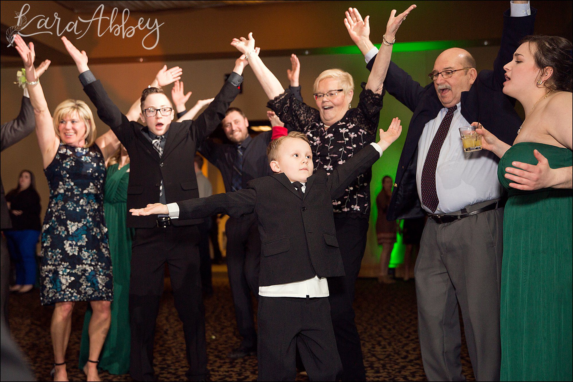 St. Patrick's Day Winter Wedding at Stratigos Banquet Center in Irwin, PA