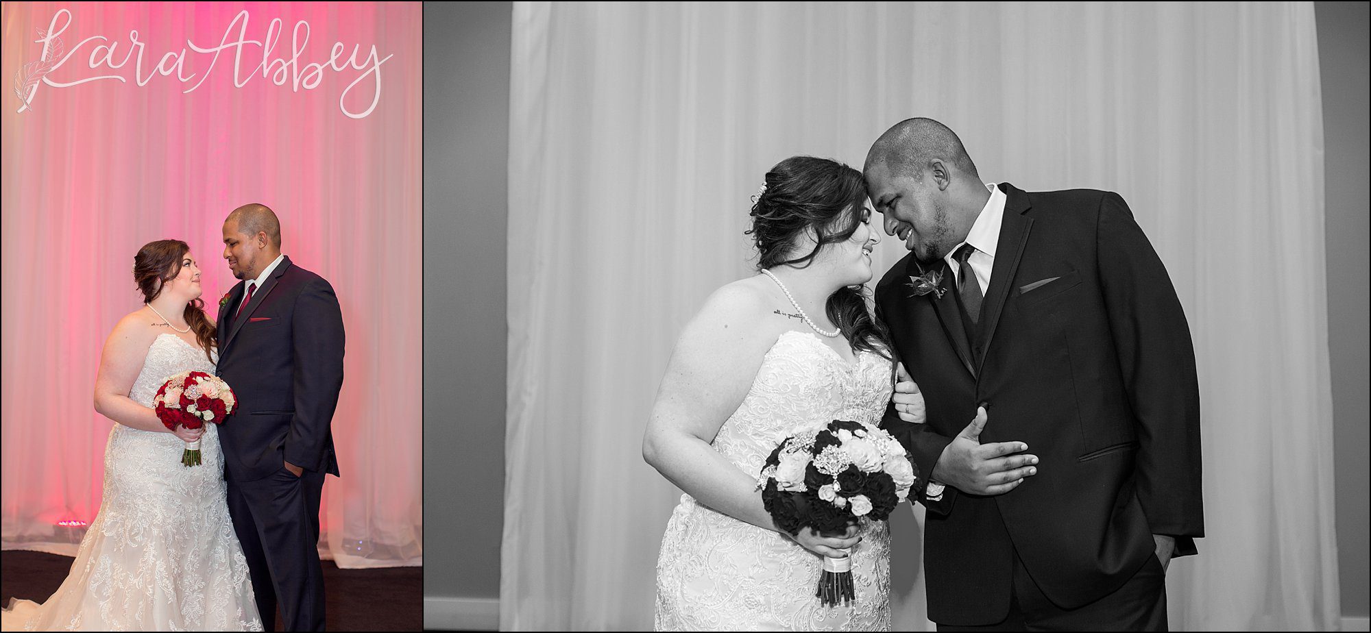 Intimate Pink Winter Wedding at The Fez in Aliquippa, PA