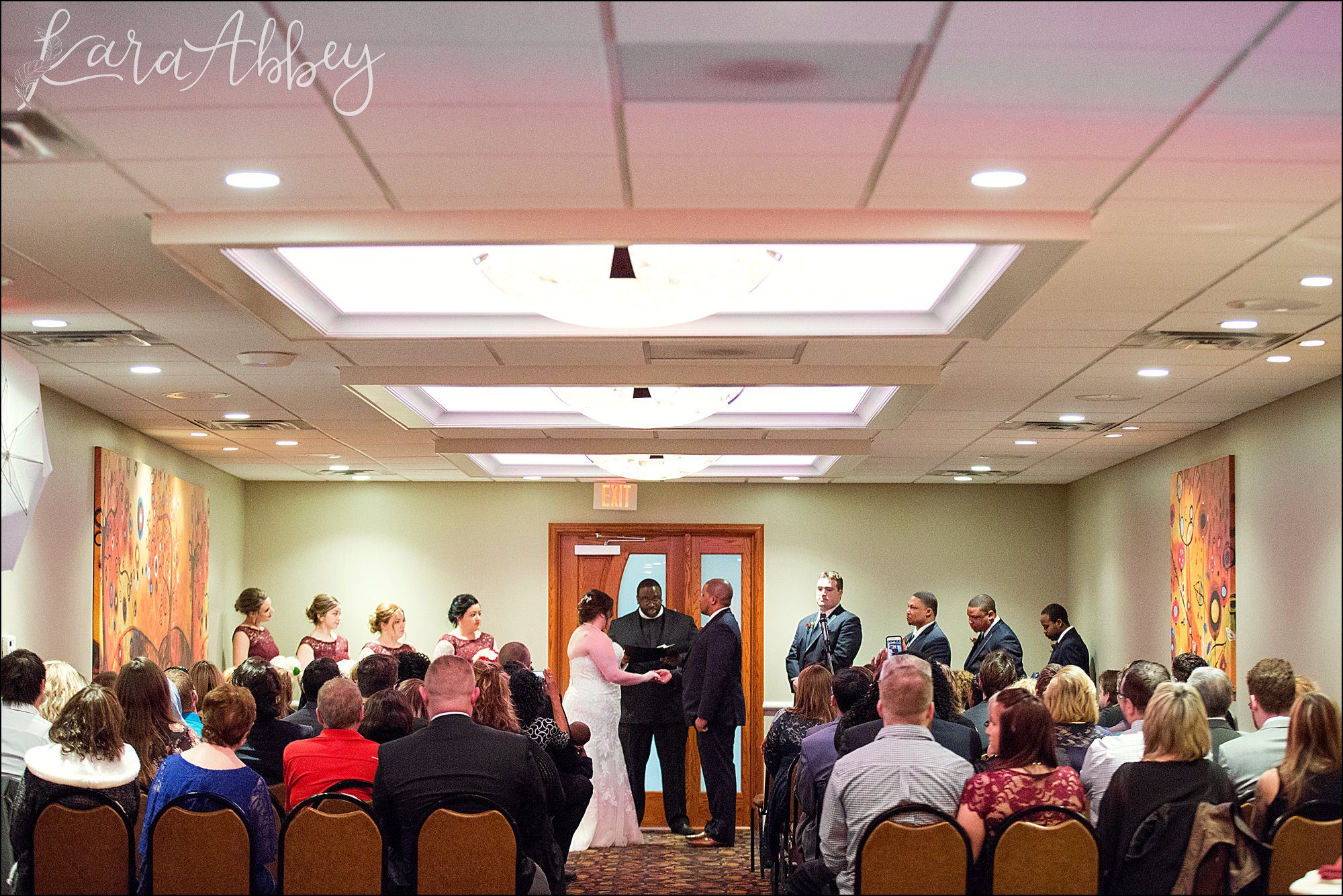 Wedding Ceremony at The Fez in Aliquippa, PA