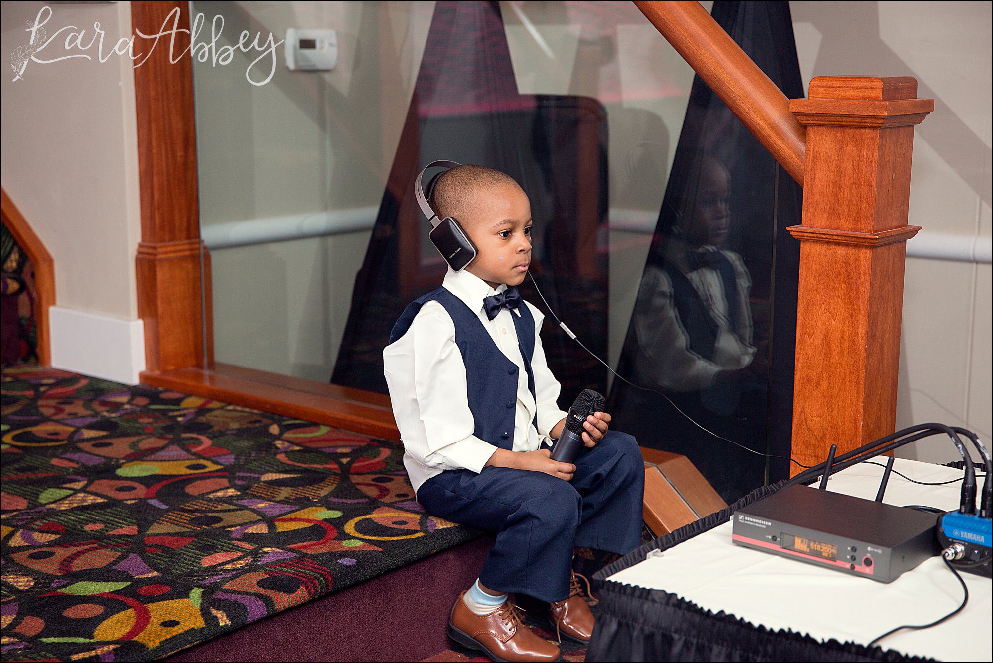 Intimate Pink Winter Wedding Reception at The Fez in Aliquippa, PA