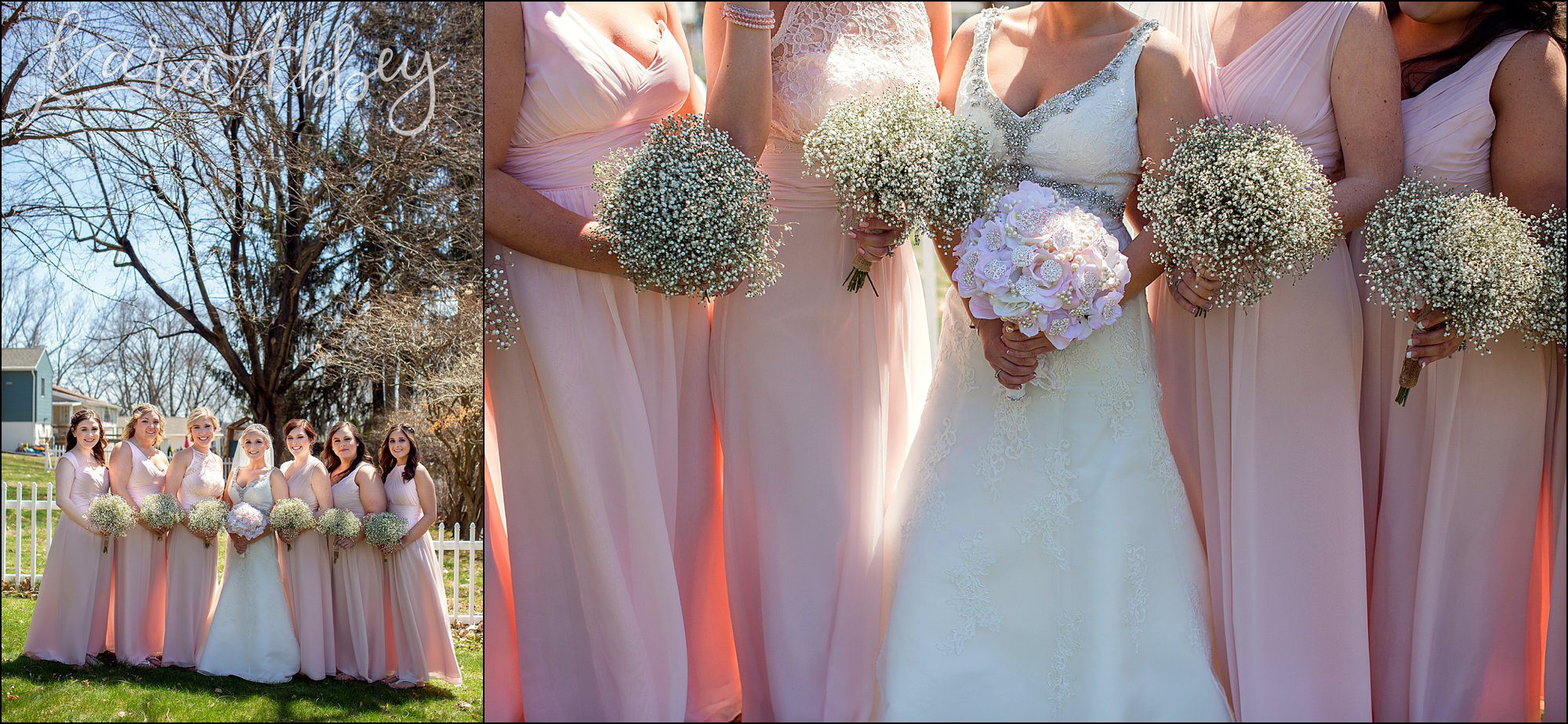 Bride & her bridesmaids portrait