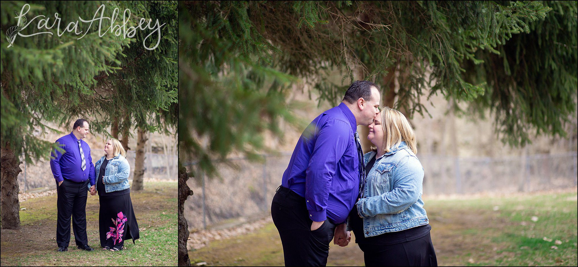 Spring Waterfall Engagement Photography