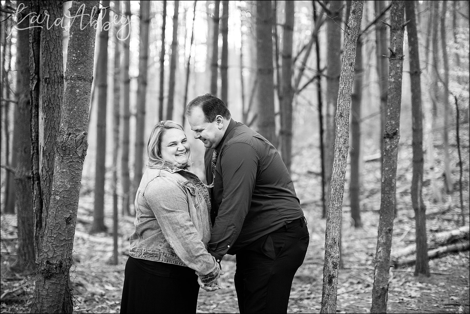 Spring Waterfall Engagement Photography