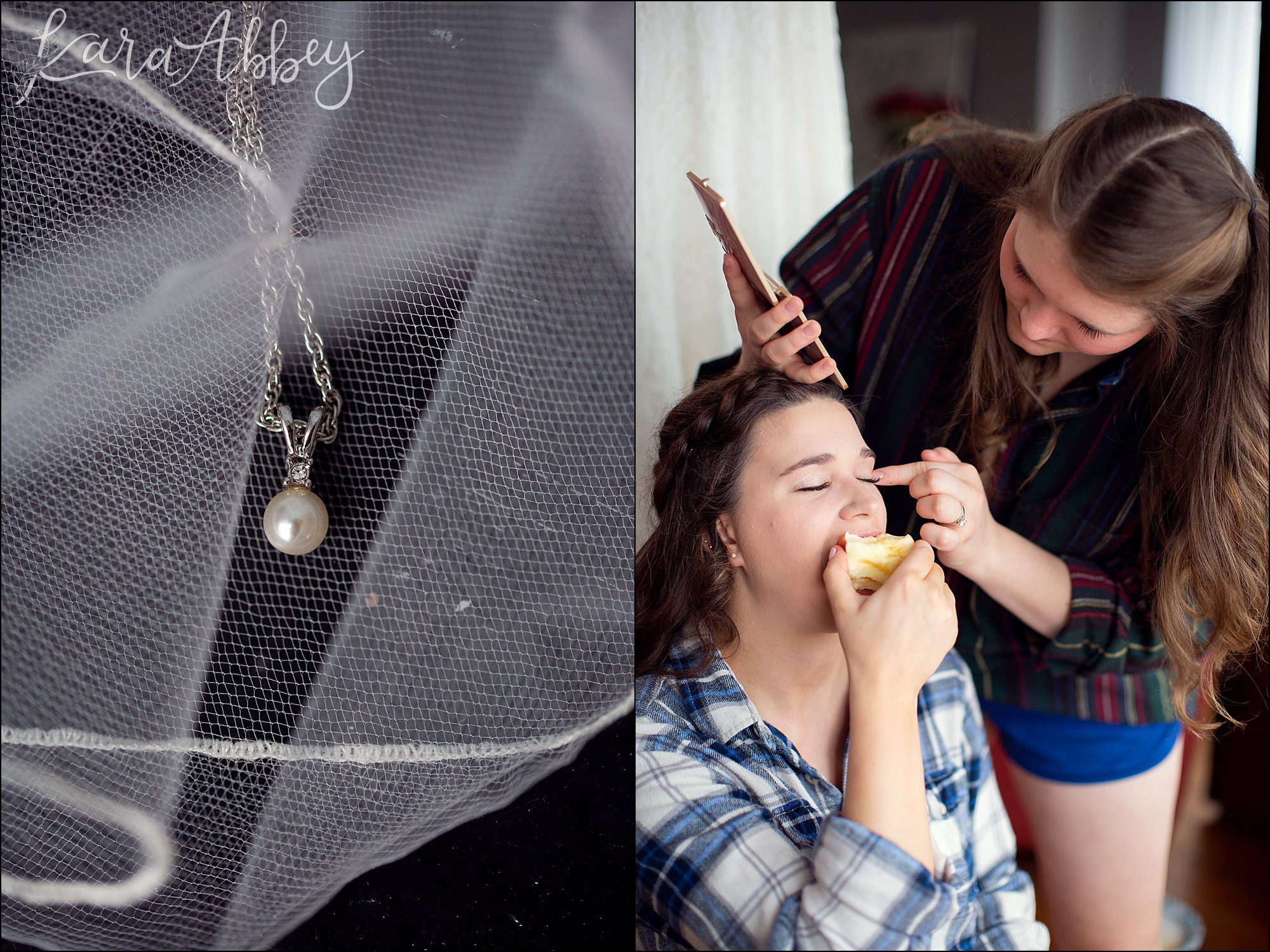 Bride Getting Ready on Wedding Day