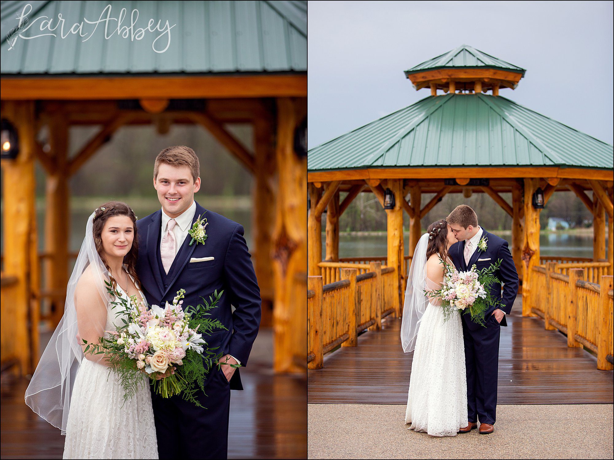 Bride & Groom Wedding Day Portraits at The Gathering Place