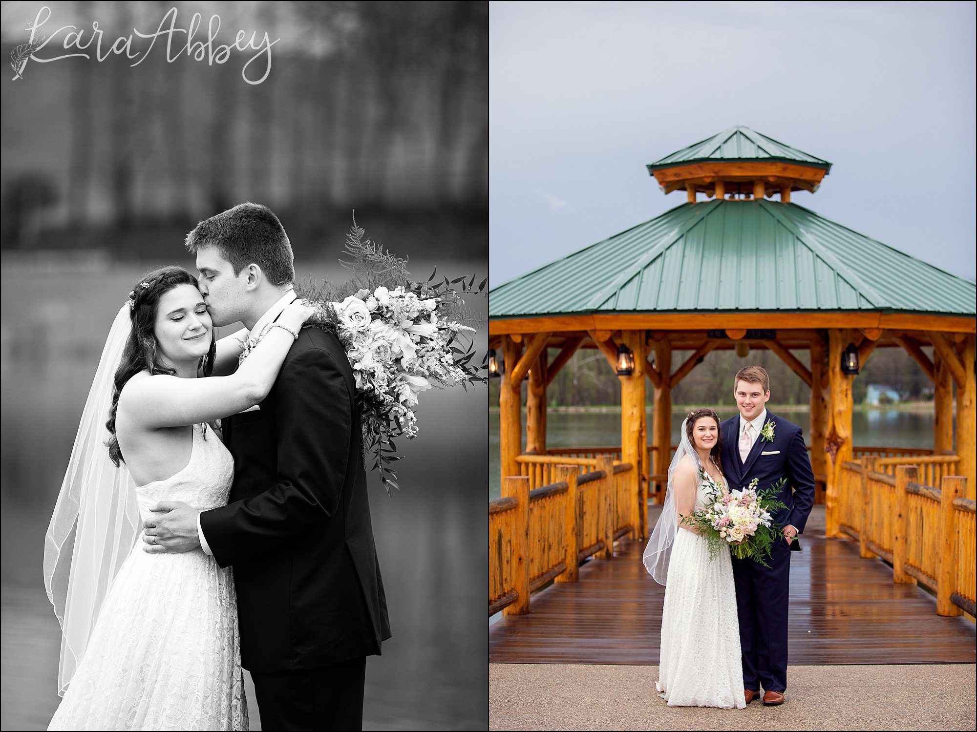 Bride & Groom Wedding Day Portraits at The Gathering Place