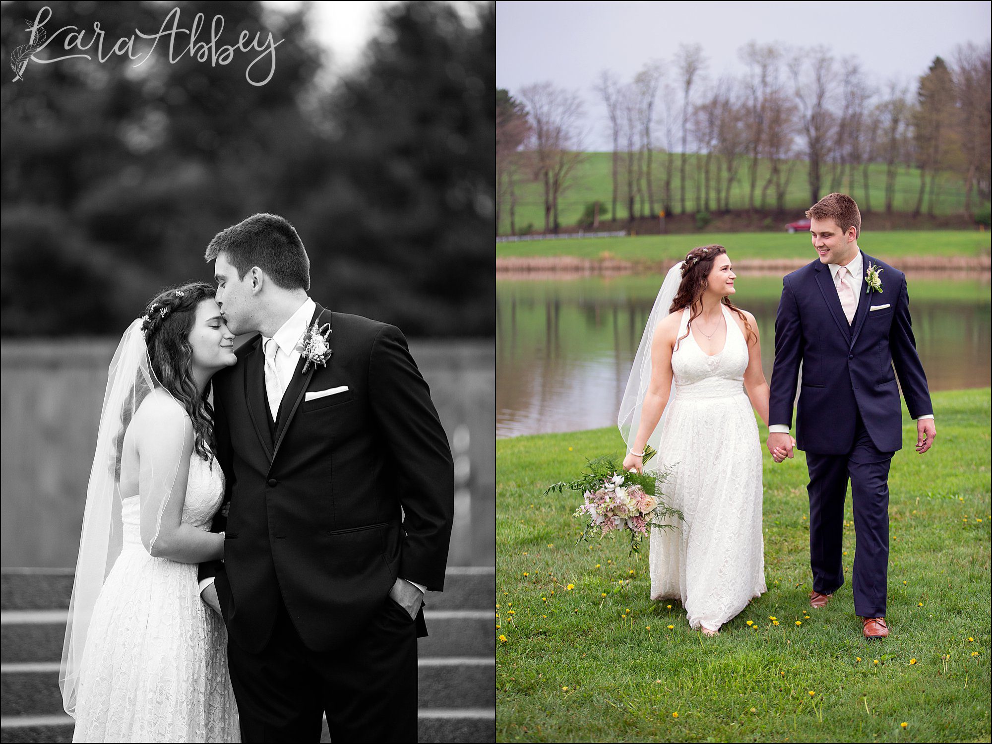 Bride & Groom Wedding Day Portraits at The Gathering Place