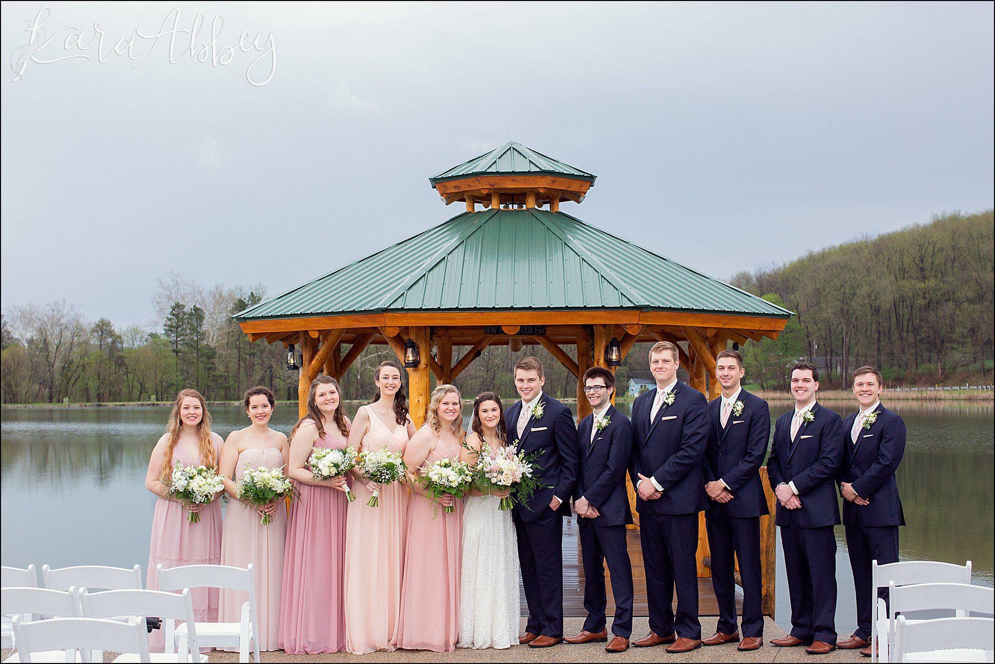 Bridal Party Portraits at The Gathering Place