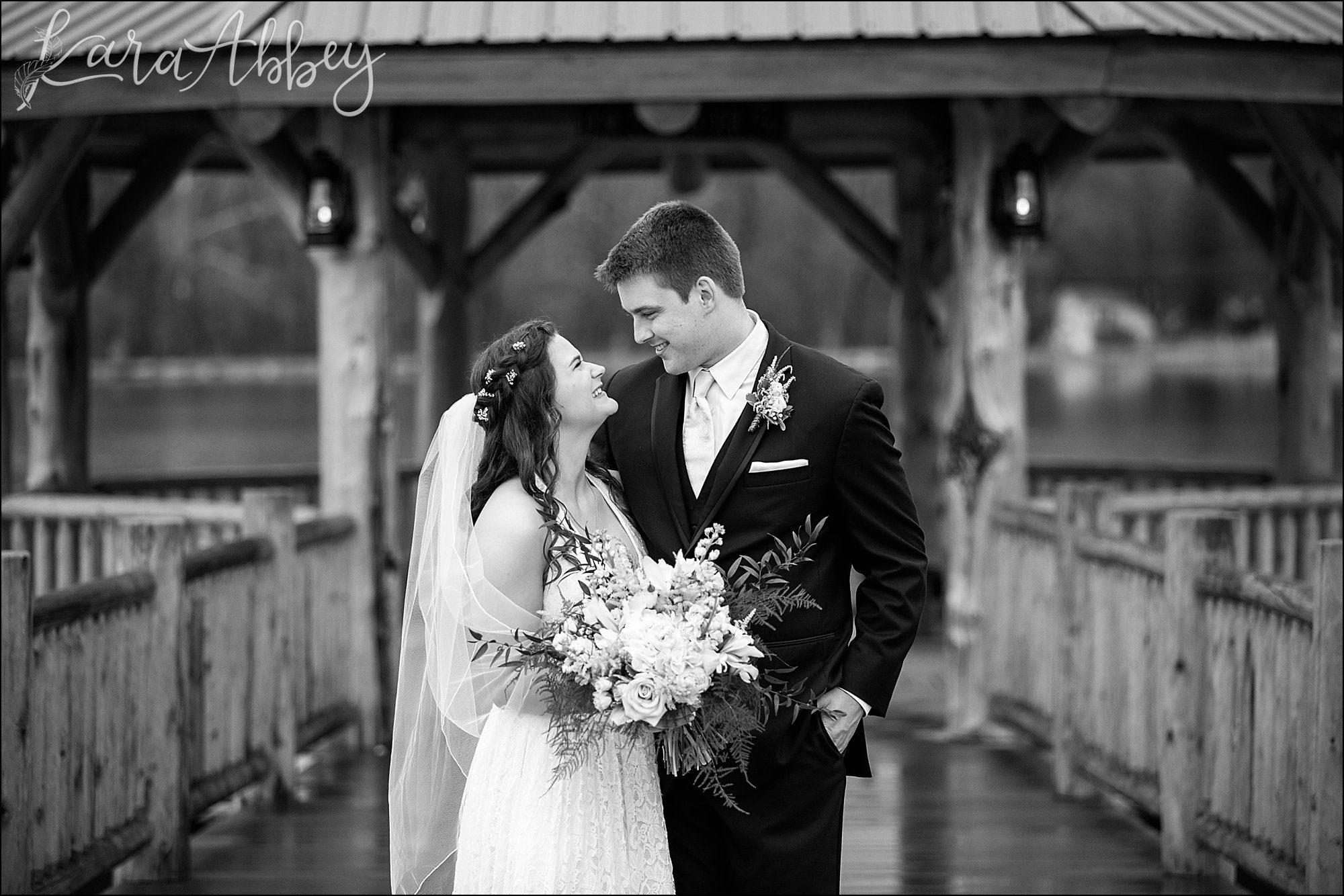 Bride & Groom Wedding Day Portraits at The Gathering Place