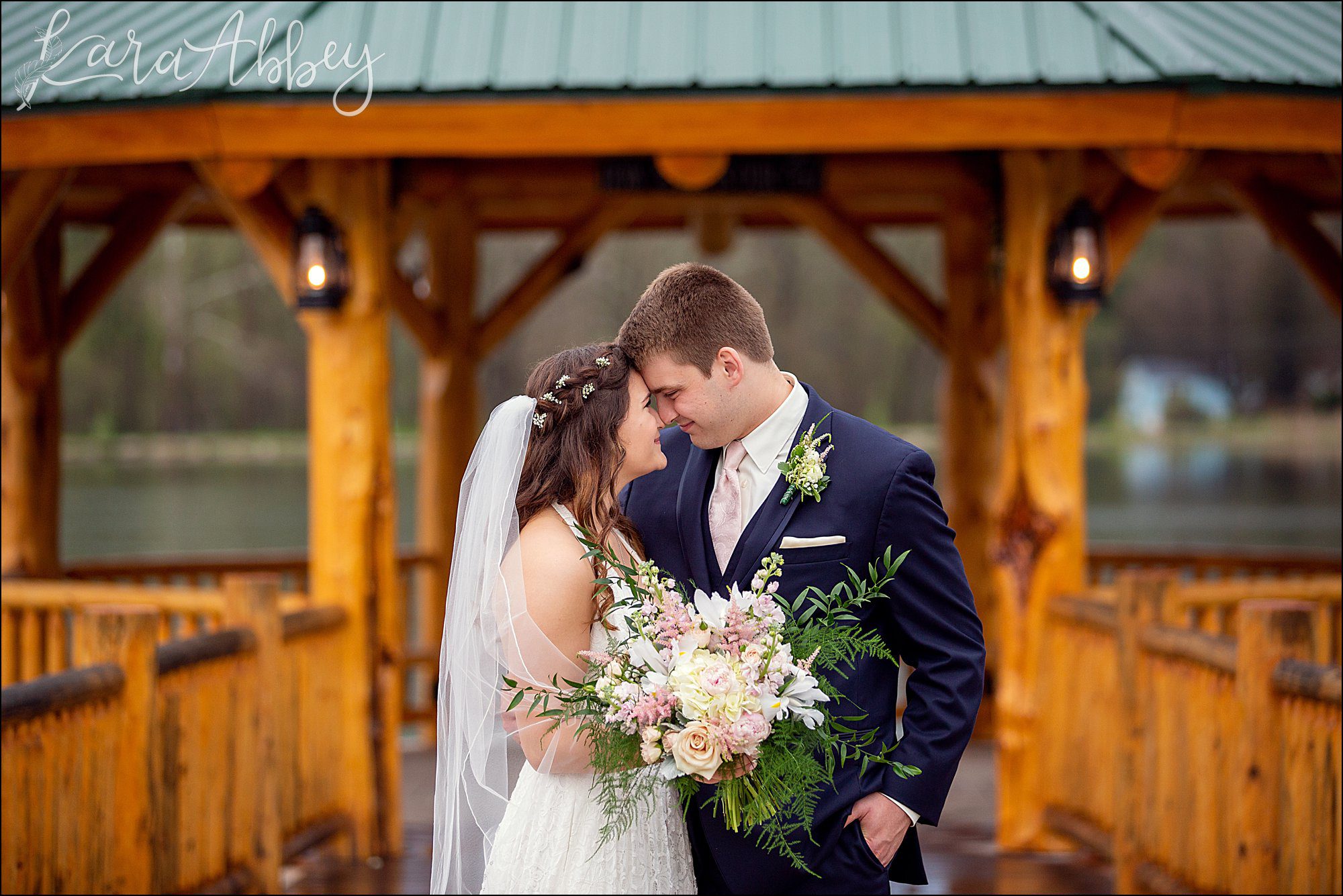 Bride & Groom Wedding Day Portraits at The Gathering Place