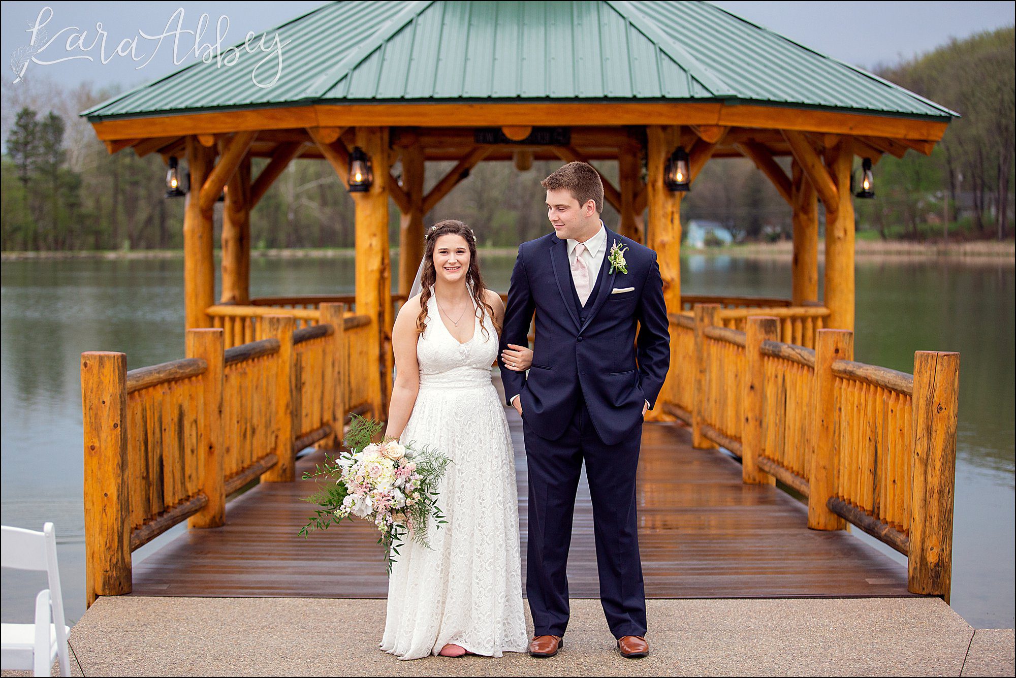 Bride & Groom Wedding Day Portraits at The Gathering Place