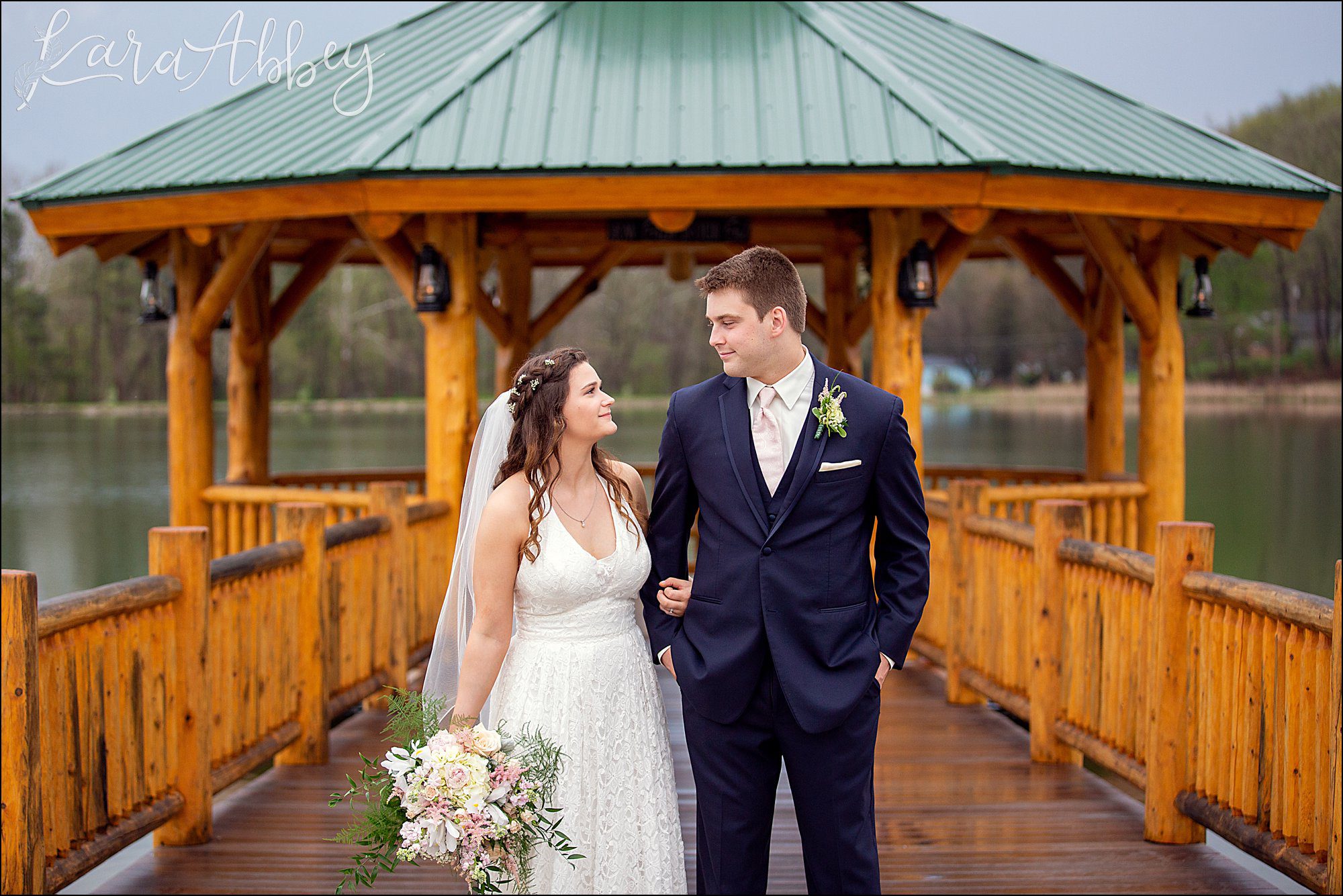 Bride & Groom Wedding Day Portraits at The Gathering Place