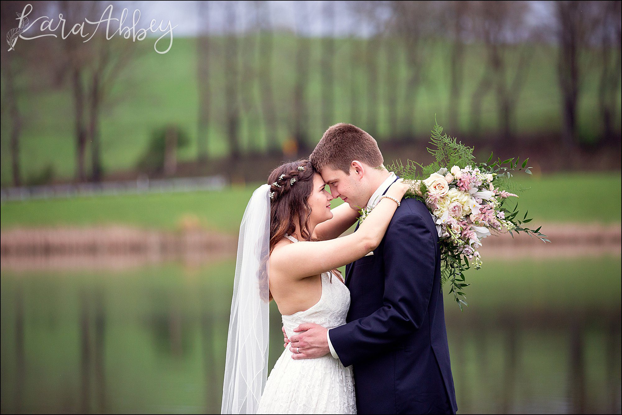 Bride & Groom Wedding Day Portraits at The Gathering Place
