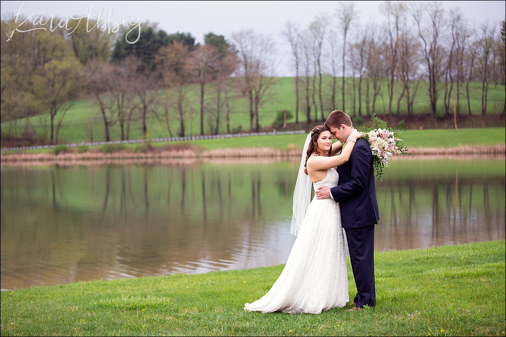 Bride & Groom Wedding Day Portraits at The Gathering Place